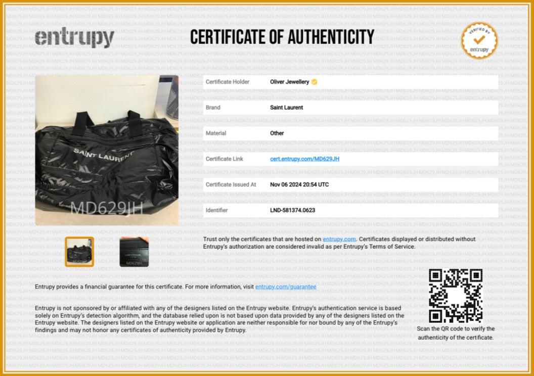 Saint Laurent 2023 Black Nylon Large Nuxx Duffle Bag