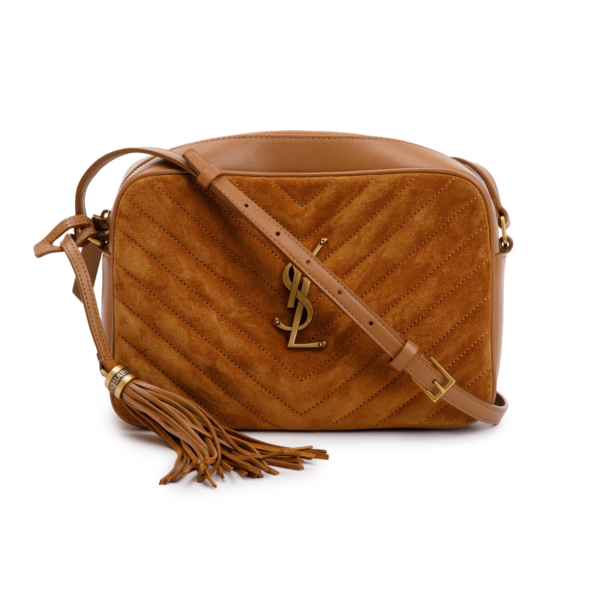 Saint laurent suede camera bag Outlet