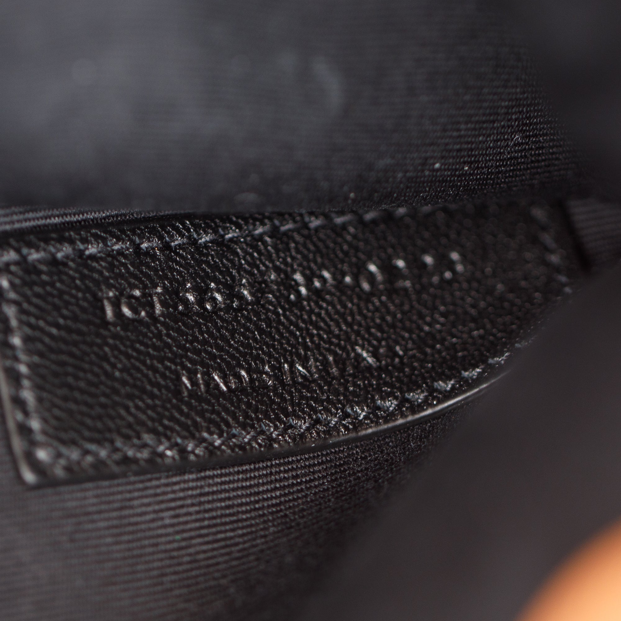 Saint Laurent 2023 Natural Beige Canvas & Leather Uptown Pouch w/ Box