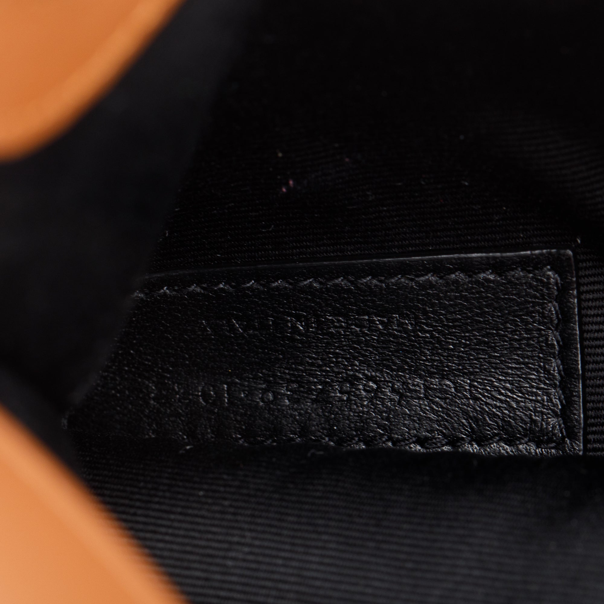 Saint Laurent 2023 Neutral Canvas Brown Smooth Leather Uptown Pouch w/ Box