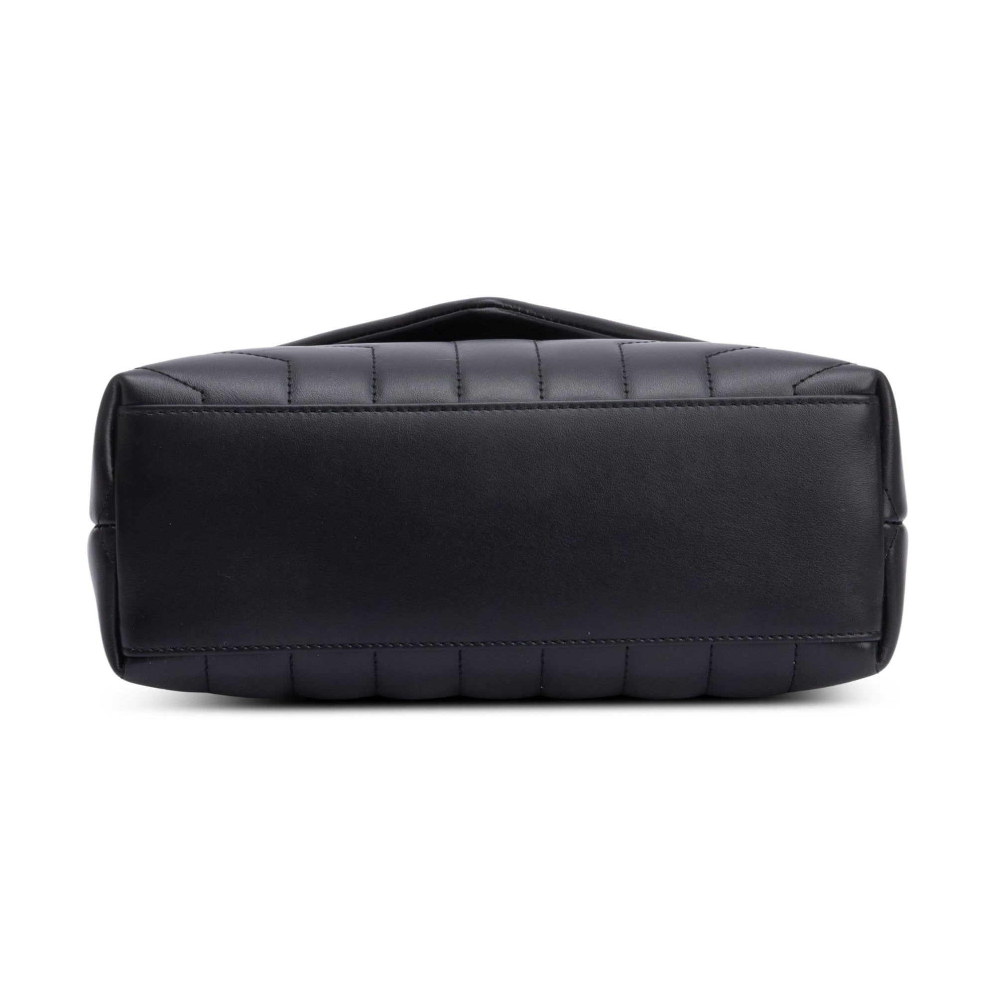 Saint Laurent 2024 Black Quilted Leather Small Loulou Shoulder Bag