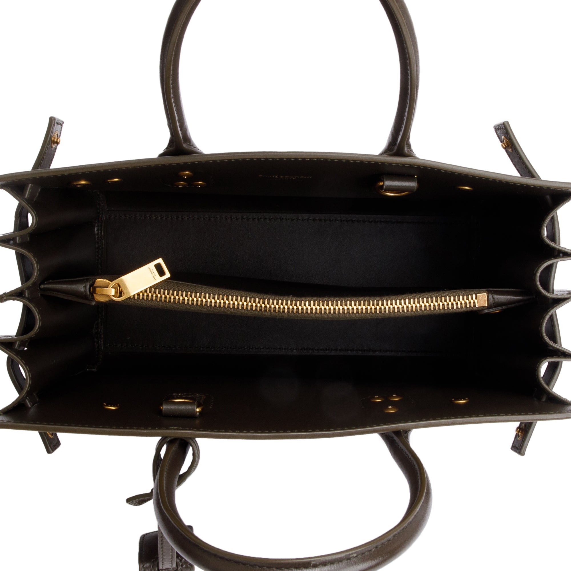 Saint Laurent 2024 Brown Smooth Leather Baby Sac De Jour w/ Strap