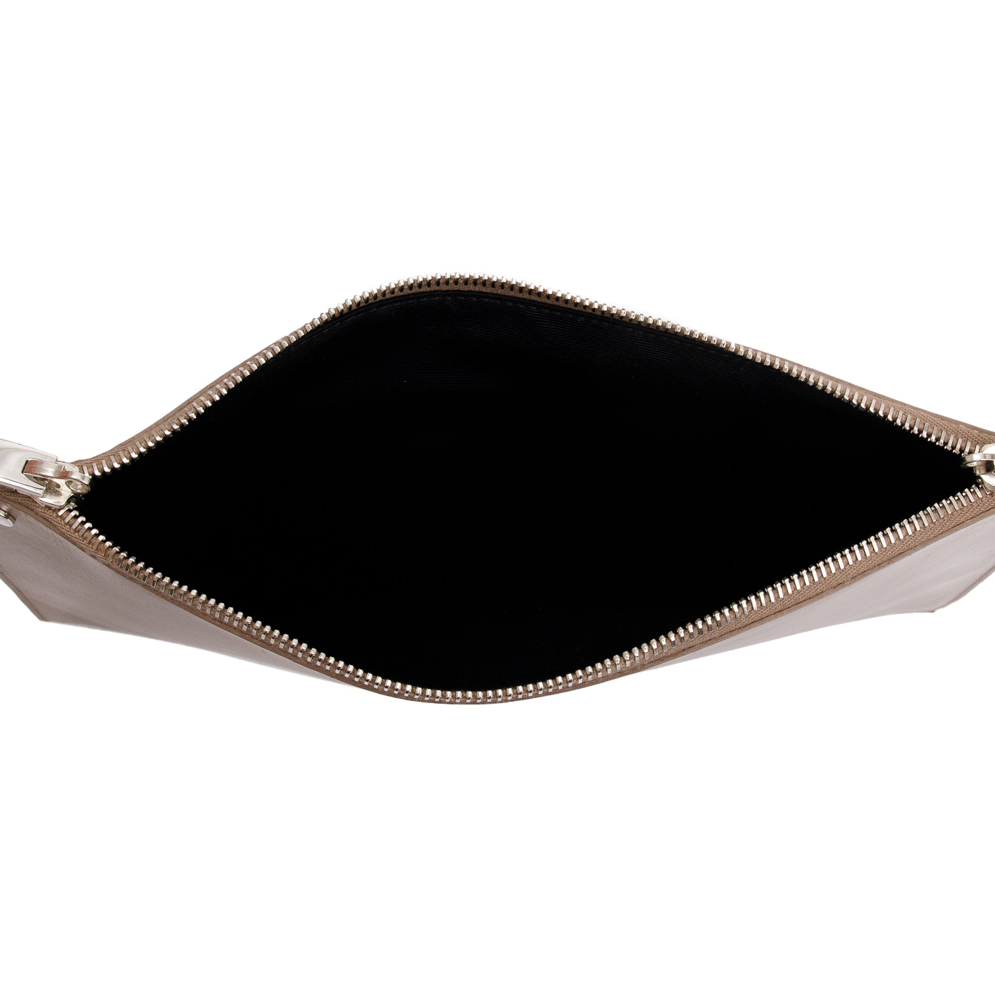 Saint Laurent Beige Grained Leather Small Sac De Jour w/ Strap & Pouch