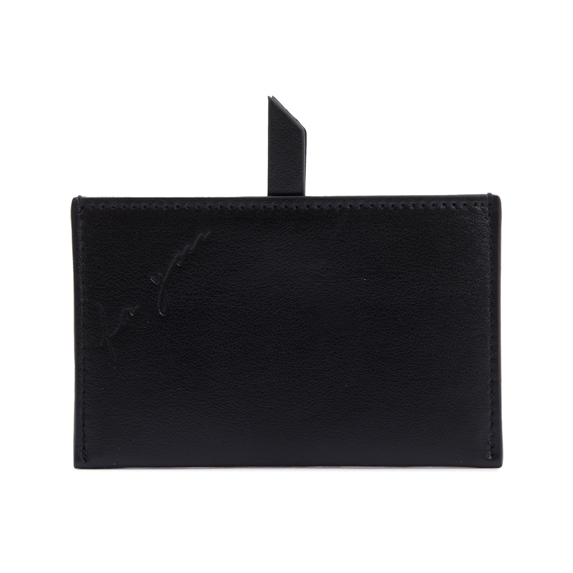 Saint Laurent Black Calfskin Leather 'For You' Mirror Holder w/ Mirror & Box