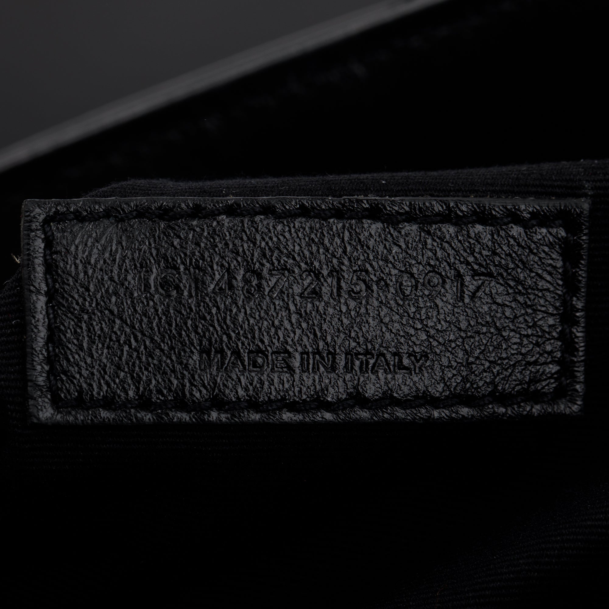 Saint Laurent Black Calfskin Leather Large Loulou Shoulder Bag