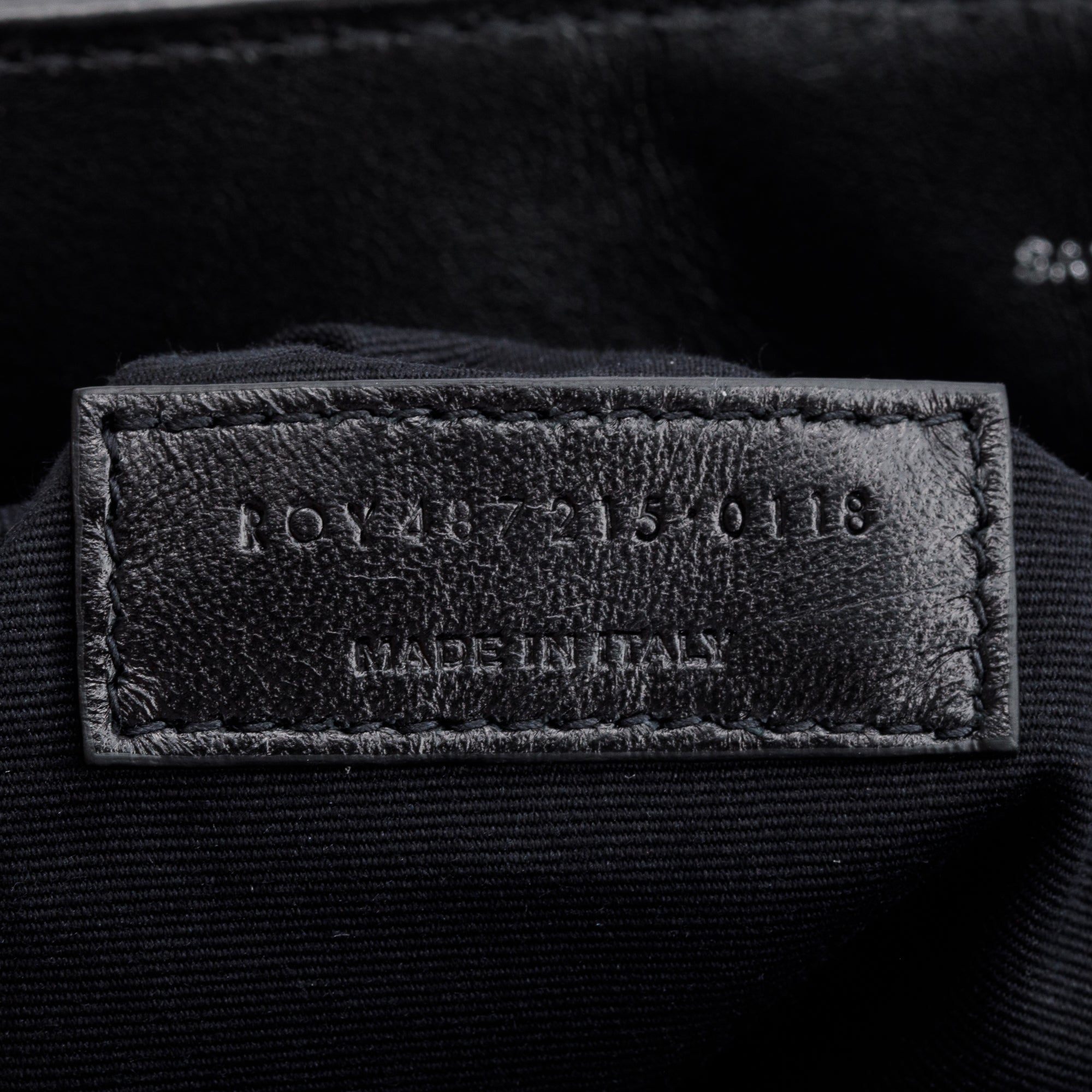 Saint Laurent Black Calfskin Leather Large Loulou Shoulder Bag