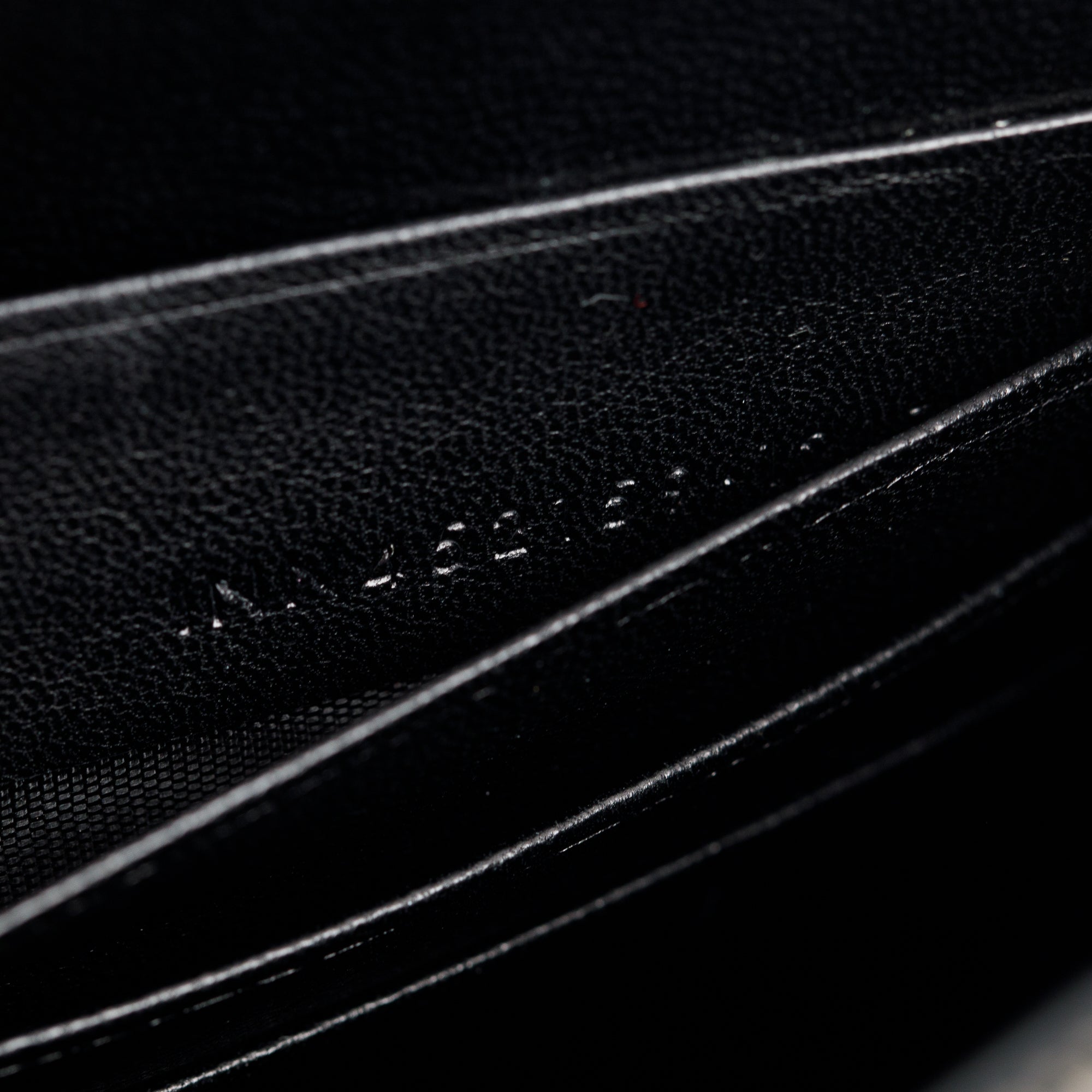 Saint Laurent Black Crocodile-Embossed Leather Small Classic Monogram Kate Tassel Chain Bag w/ Box