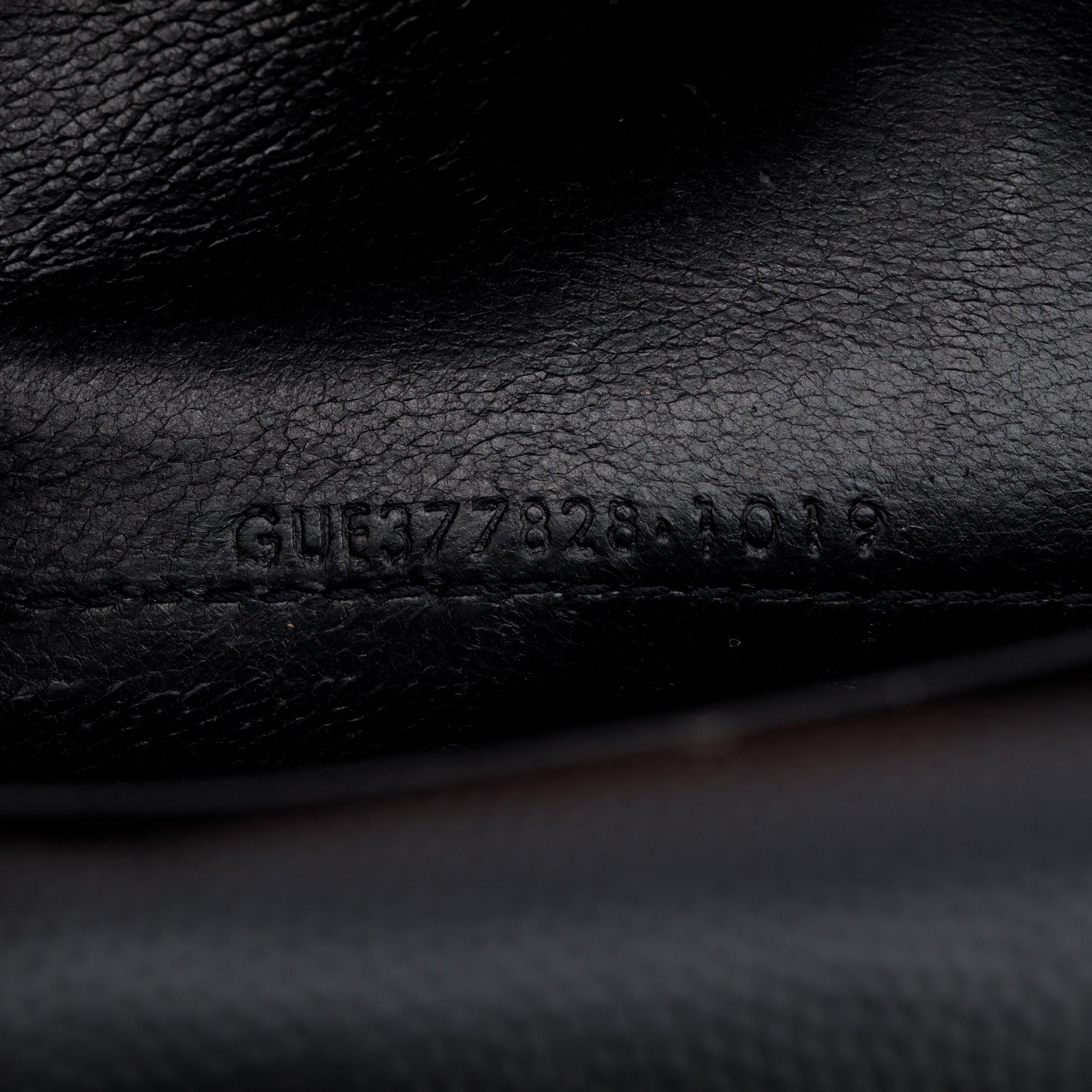 Saint Laurent Black Grain De Poudre Cassandre Envelope Chain Wallet