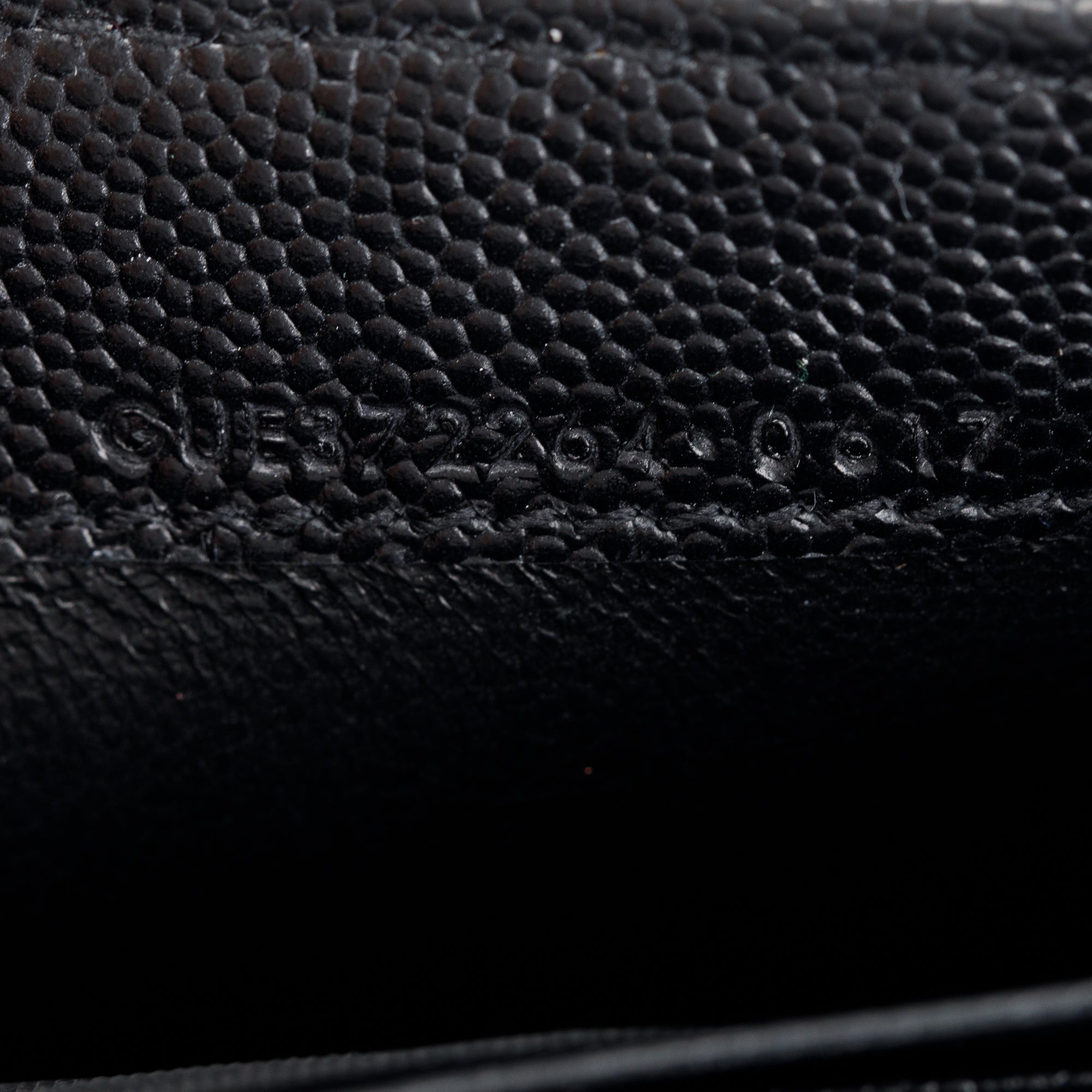 Saint Laurent Black Grain De Poudre Leather Cassandre Matelasse Large Flap Wallet w/ Box