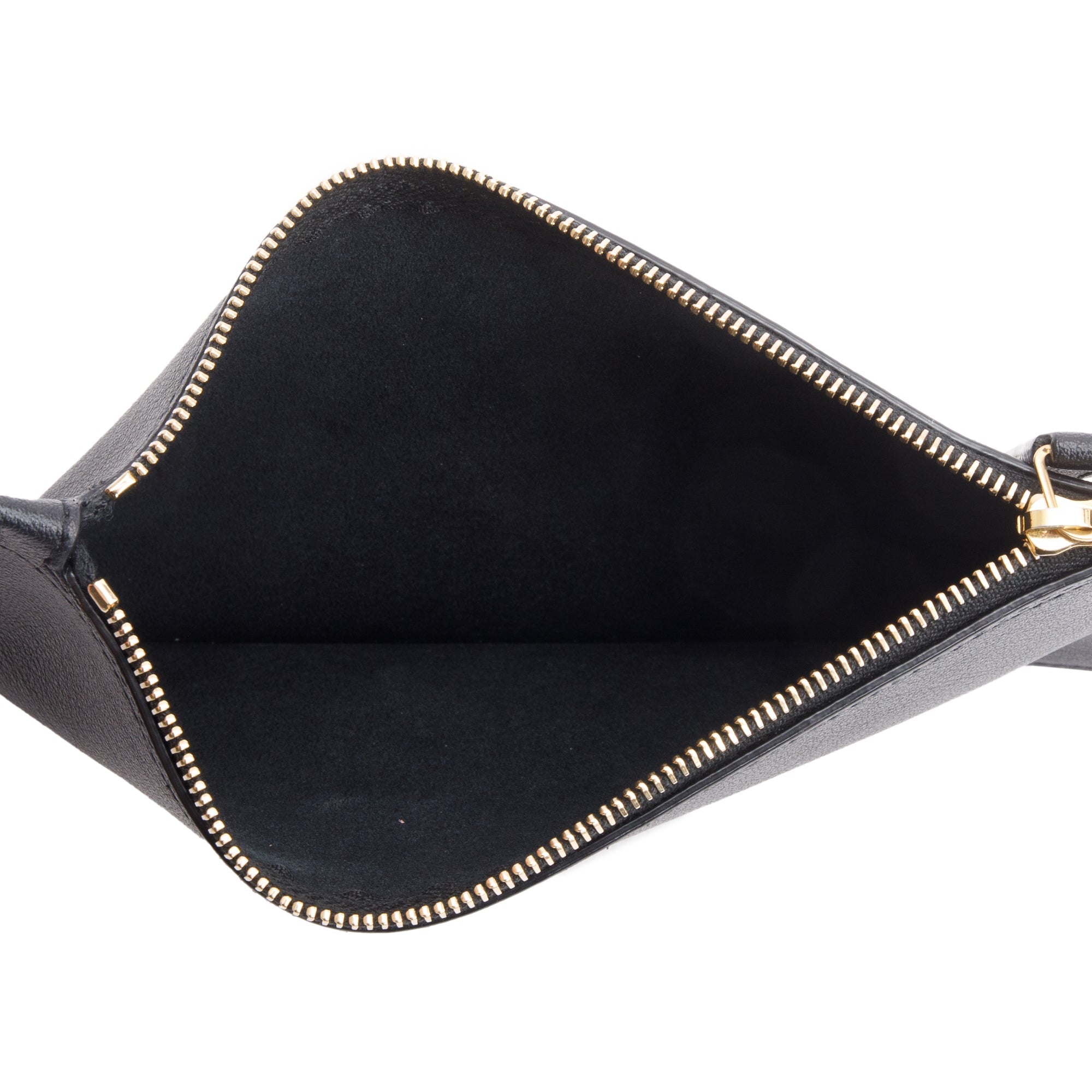Saint Laurent Black Leather Large E/W Shopping Tote w/ Pouch