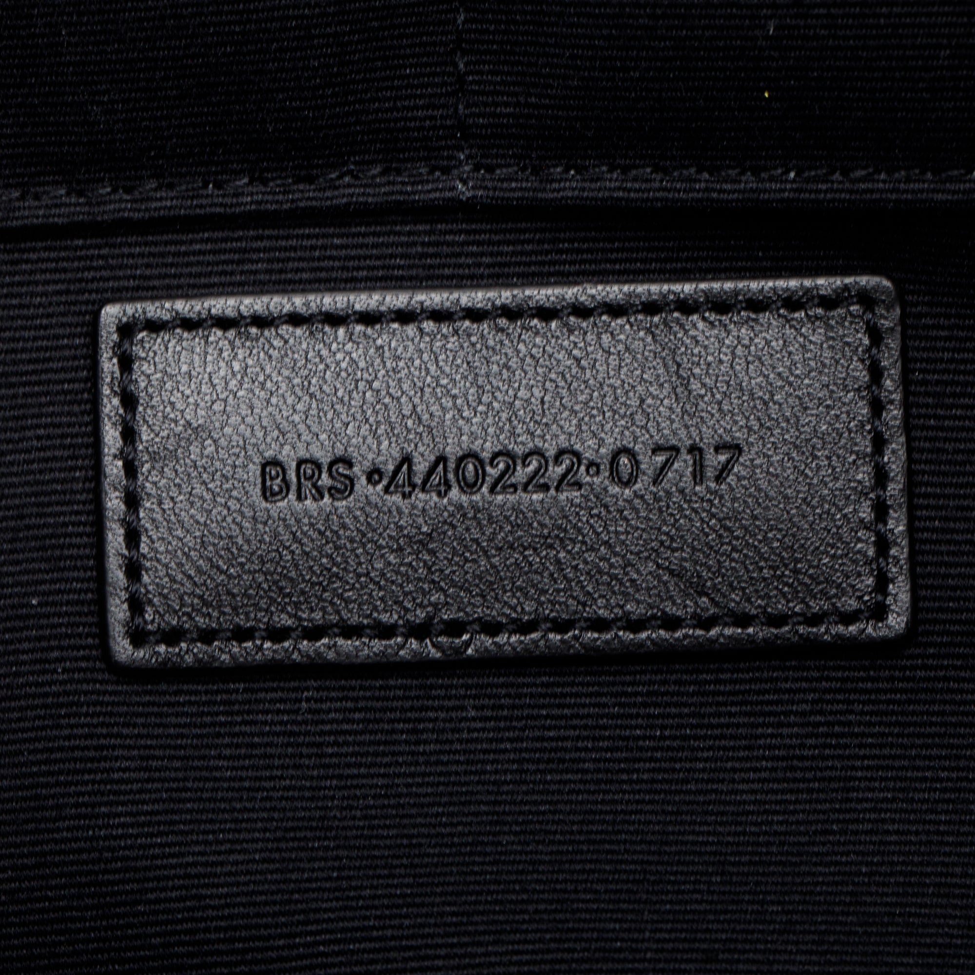 Saint Laurent Black Matelasse Leather Large Document Pouch w/ Box