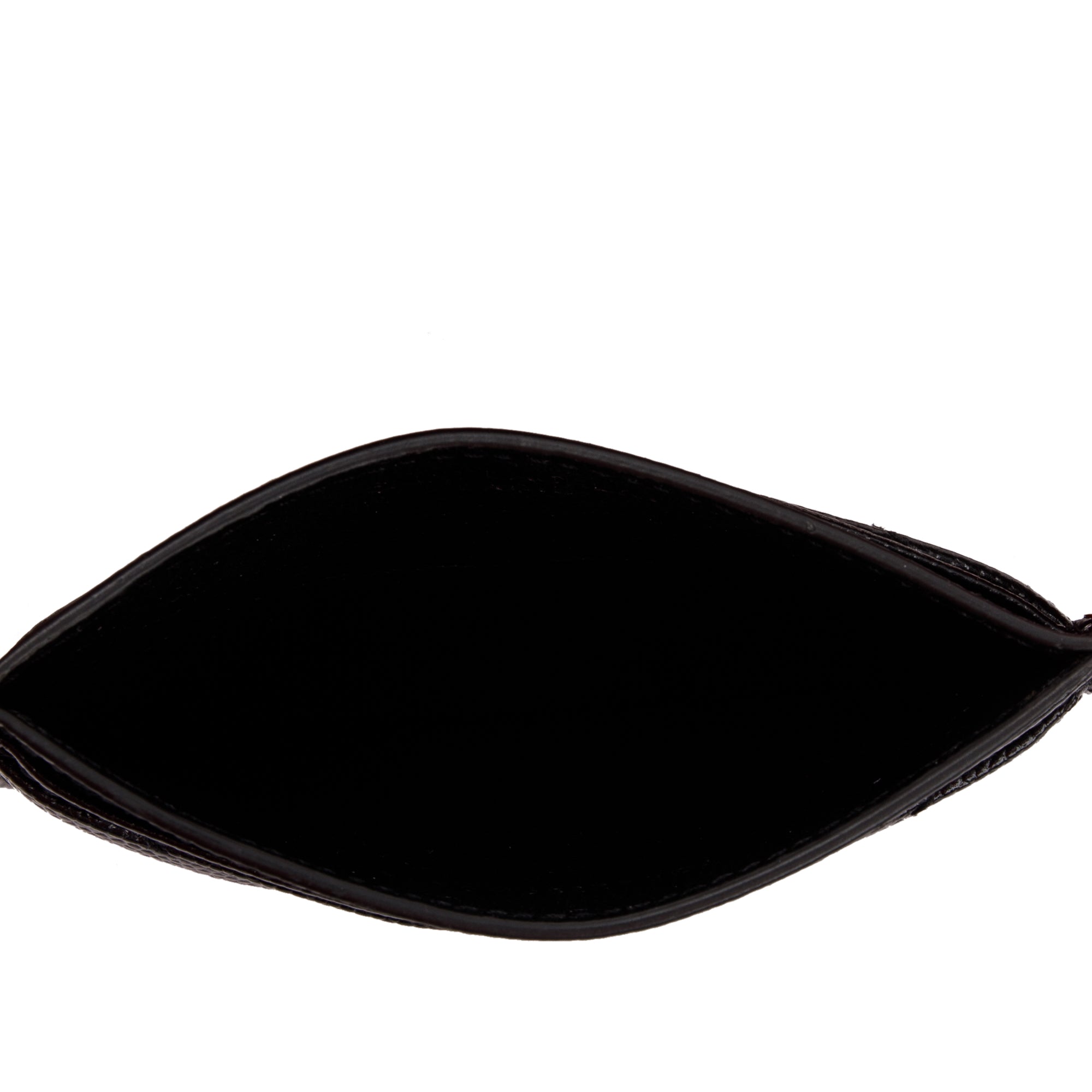 Saint Laurent Black Monogram Leather Card Holder