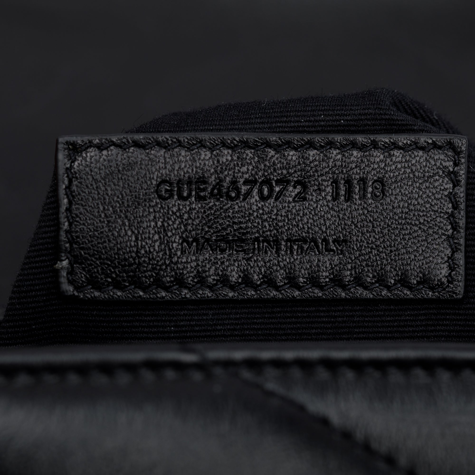 Saint Laurent Black Monogram Matelasse Toy Loulou Crossbody Bag w/ Box