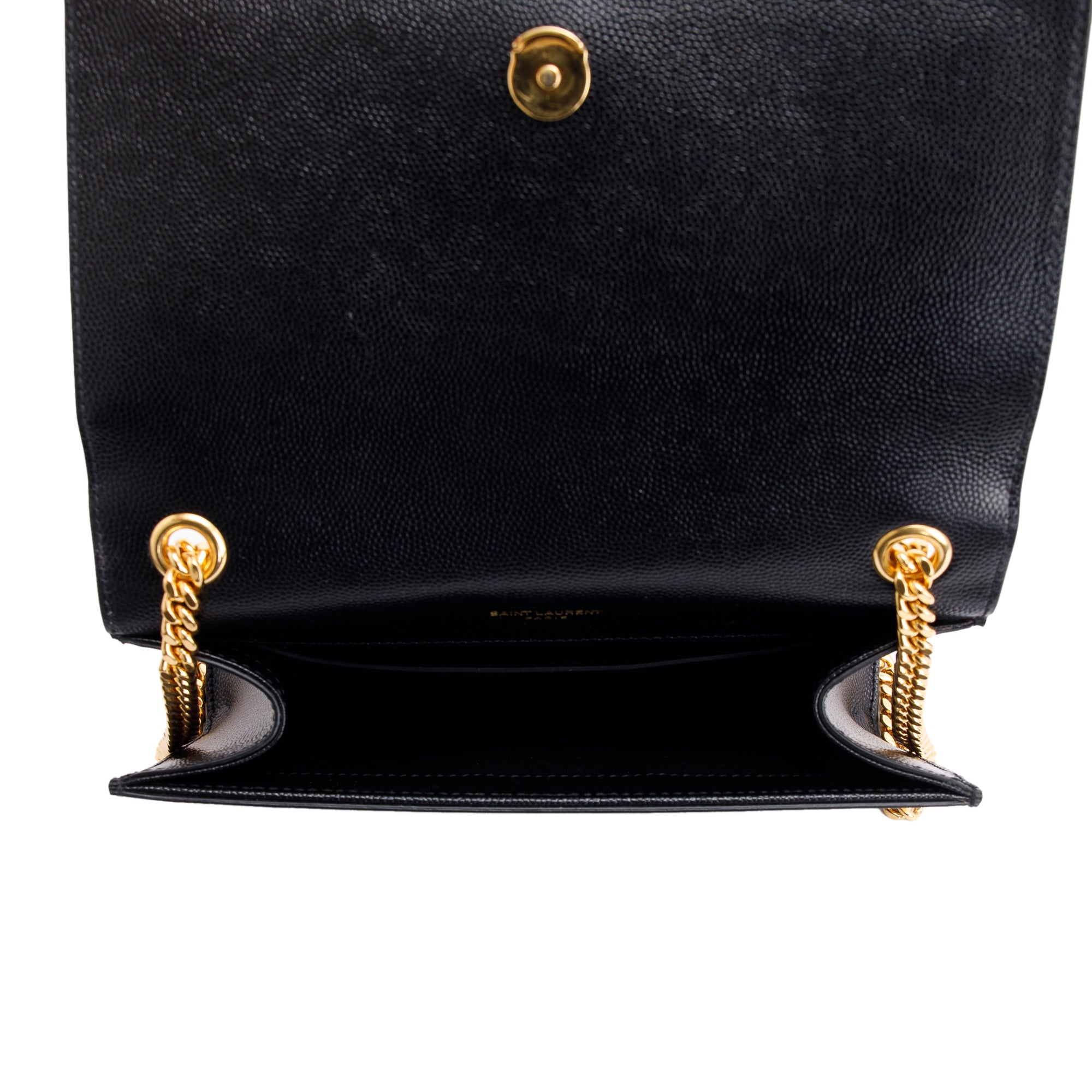 Saint Laurent Black Monogram Small Kate Bag