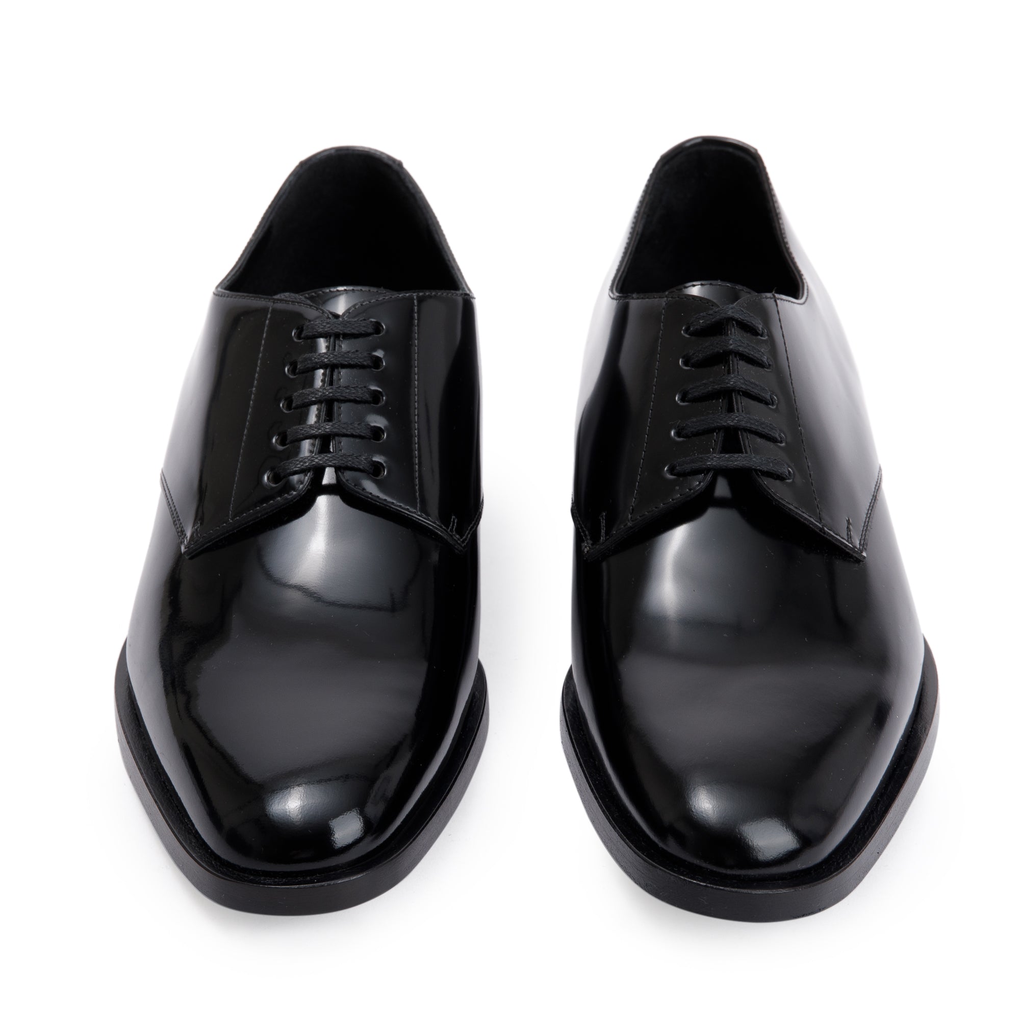 Saint Laurent Black Patent Leather Montaigne 25 Uniform, Size 37 w/ Box