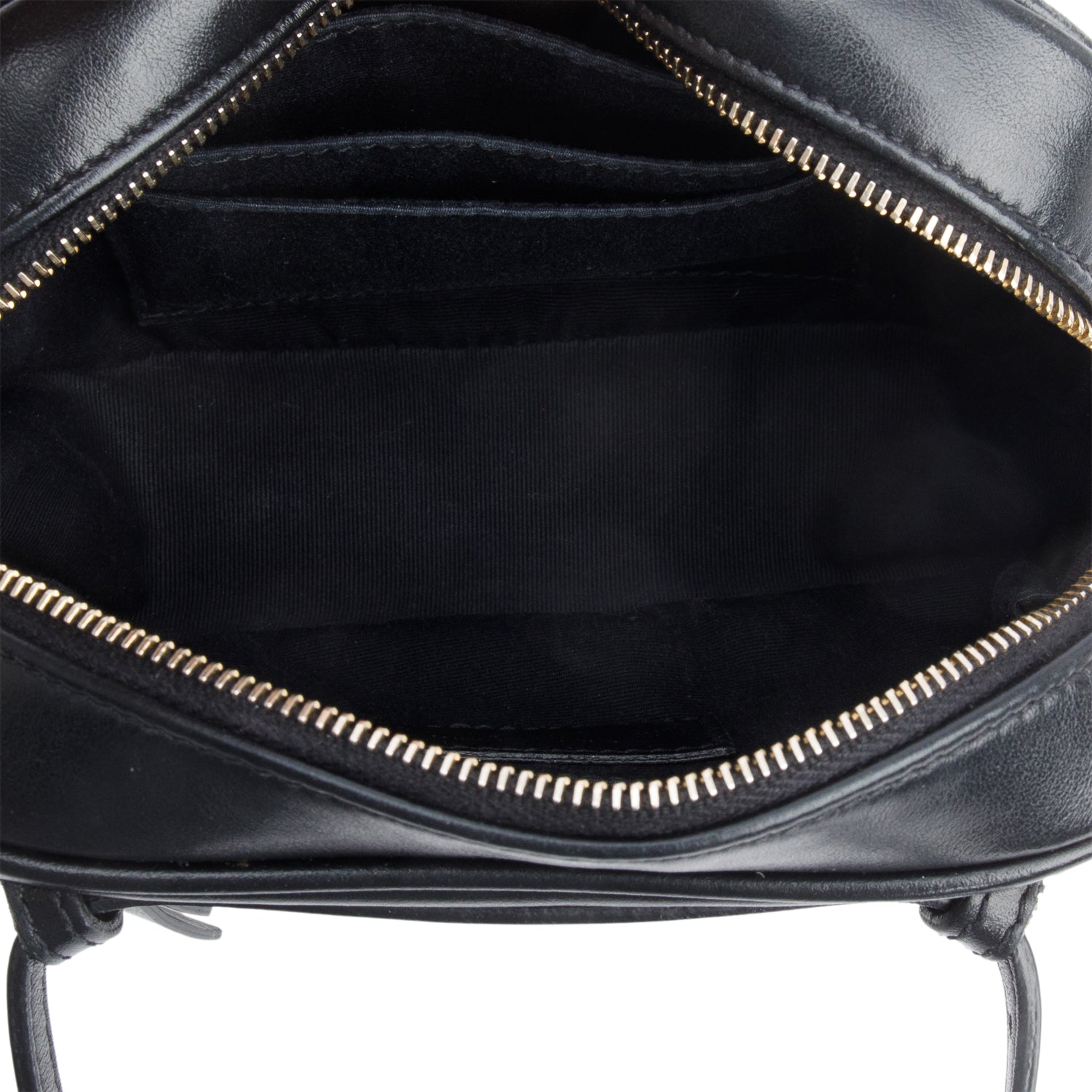 Saint Laurent Black Quilted Calfskin Leather Lou Belt Bag