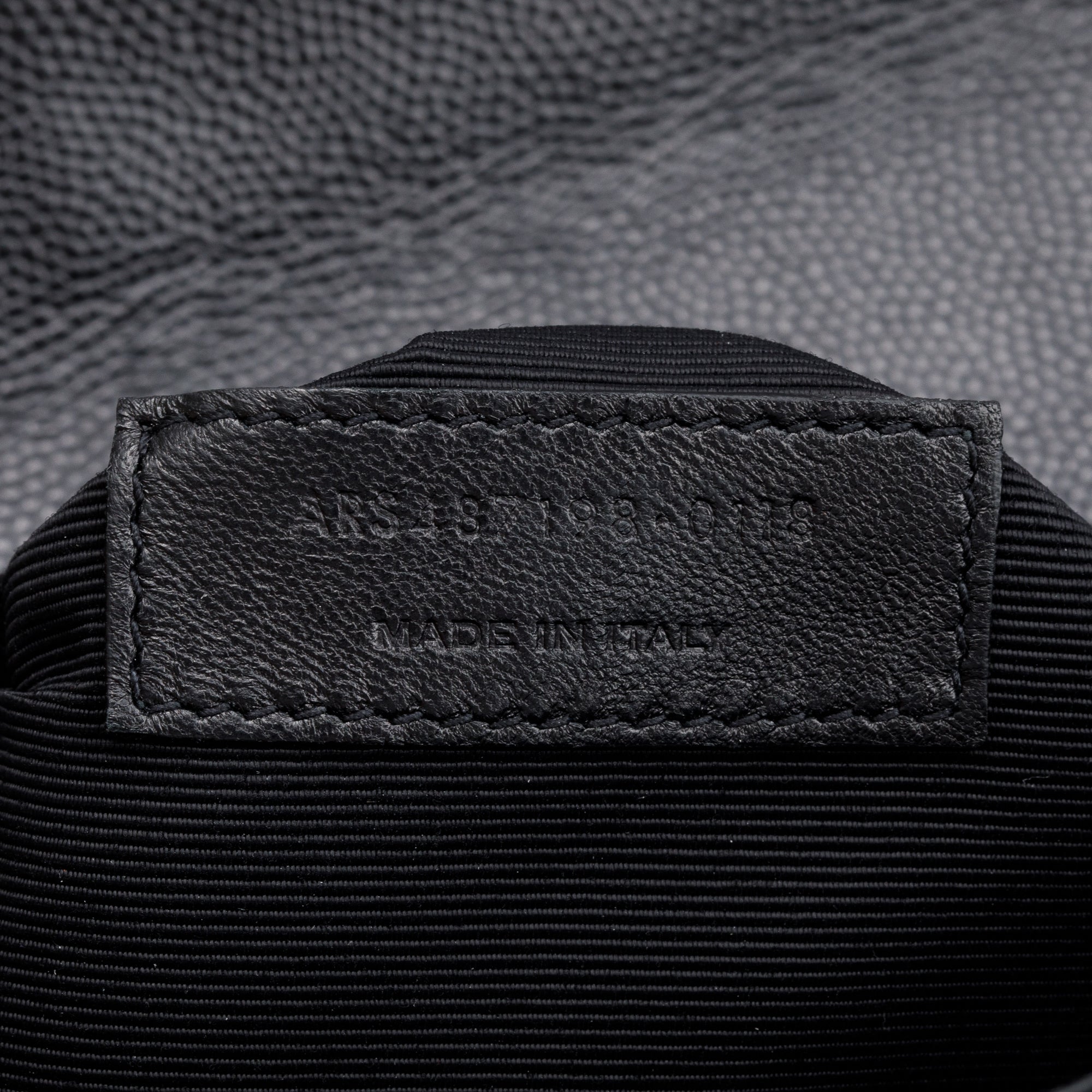 Saint Laurent Black Quilted Grain De Poudre Leather Large Envelope Chain Bag