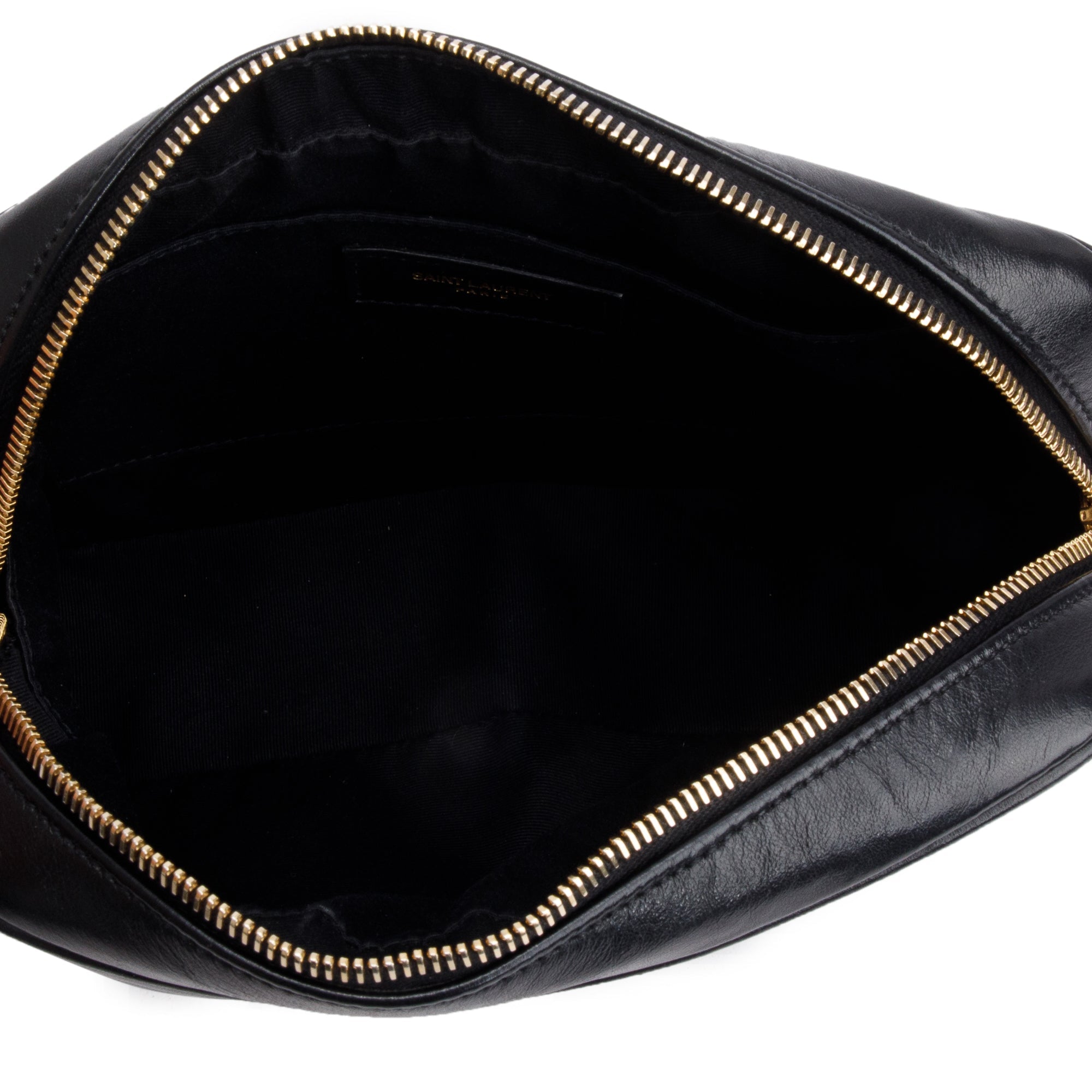 Saint Laurent Black Quilted Leather Lou Camera Bag