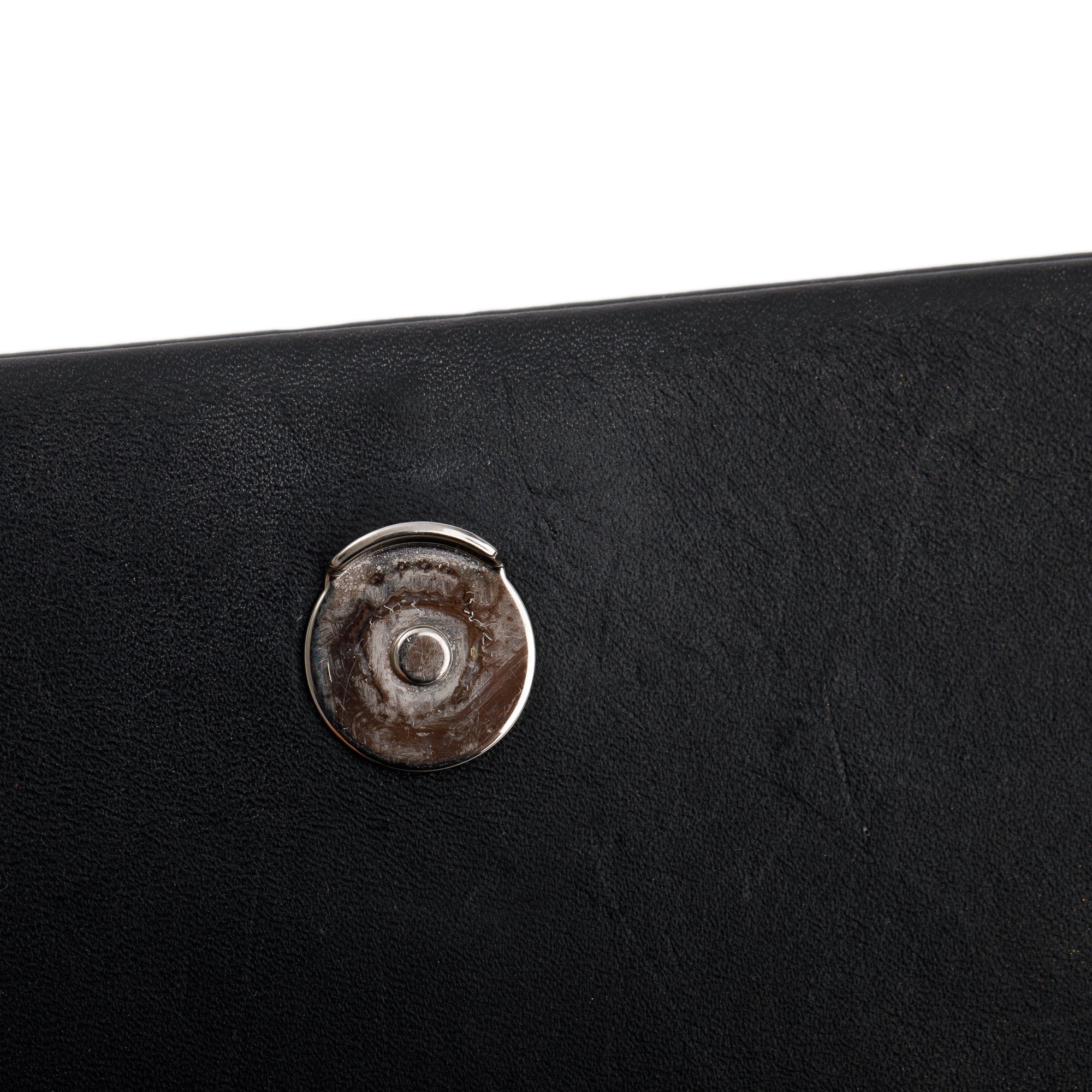 Saint Laurent Black Smooth Calfskin Leather Small Classic Monogram Kate Tassel Chain Bag