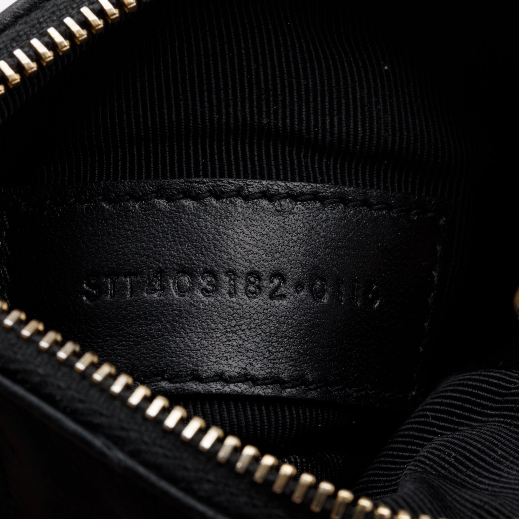 Saint Laurent Black Smooth Leather Cassandre Matelasse Key Pouch