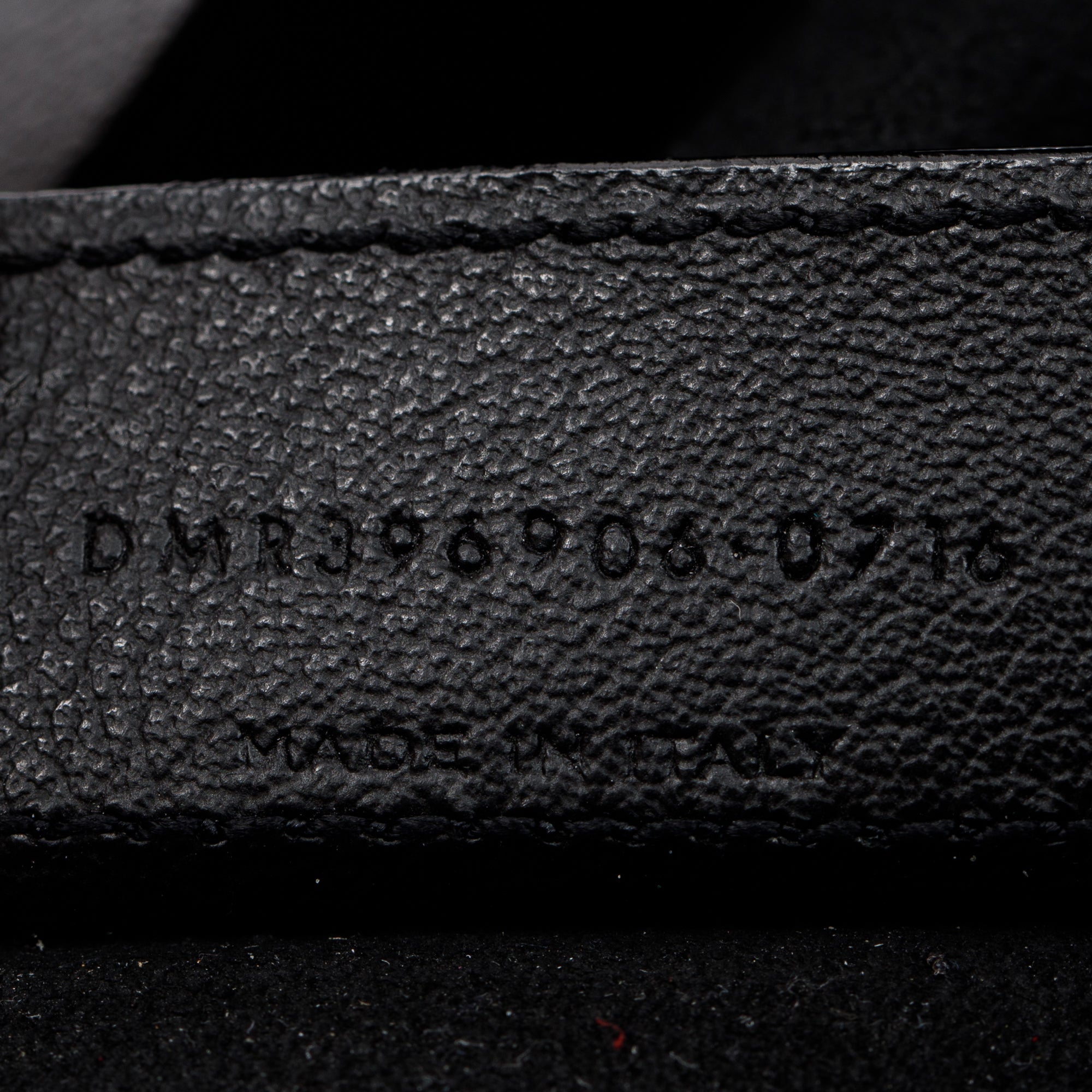 Saint Laurent Black Soft Calfskin Leather N/S Shopping Tote w/ Pouch