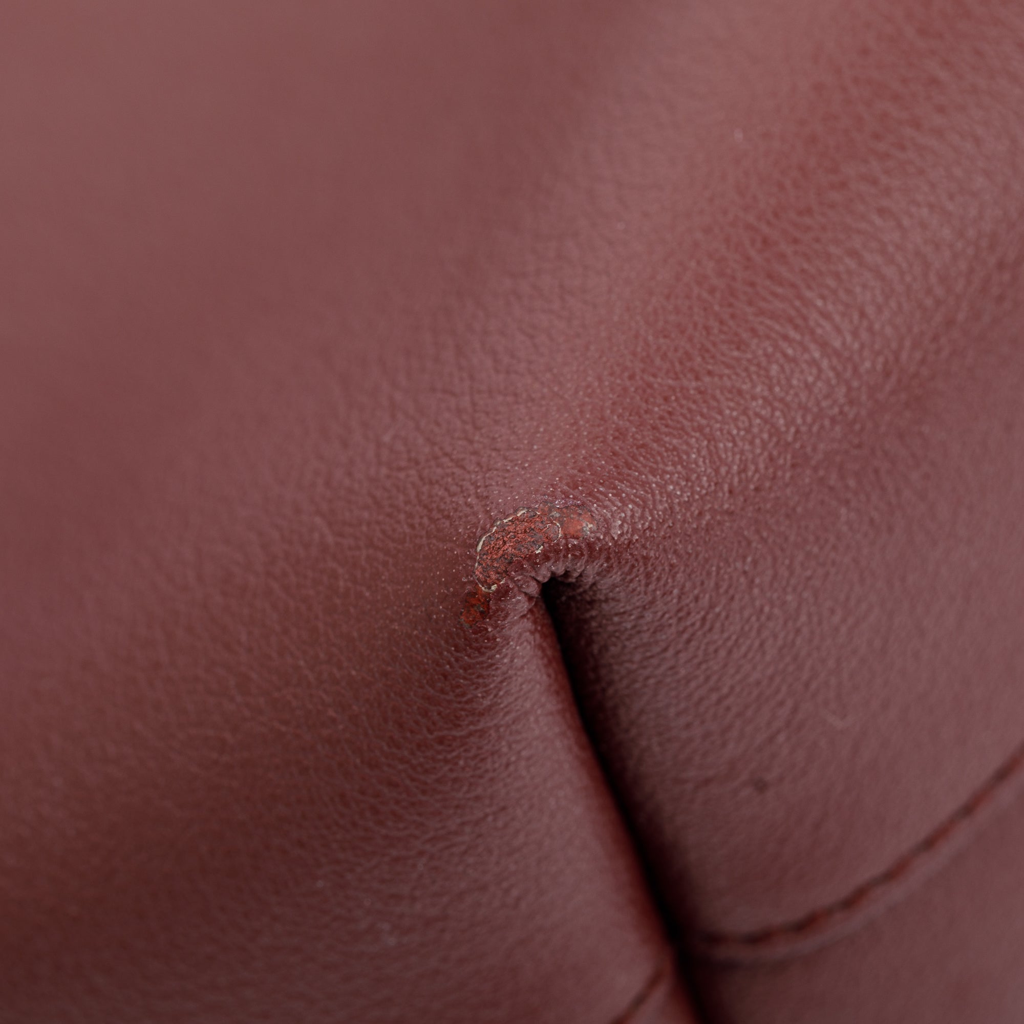 Saint Laurent Burgandy Leather Toy Shopping Tote w/ Strap