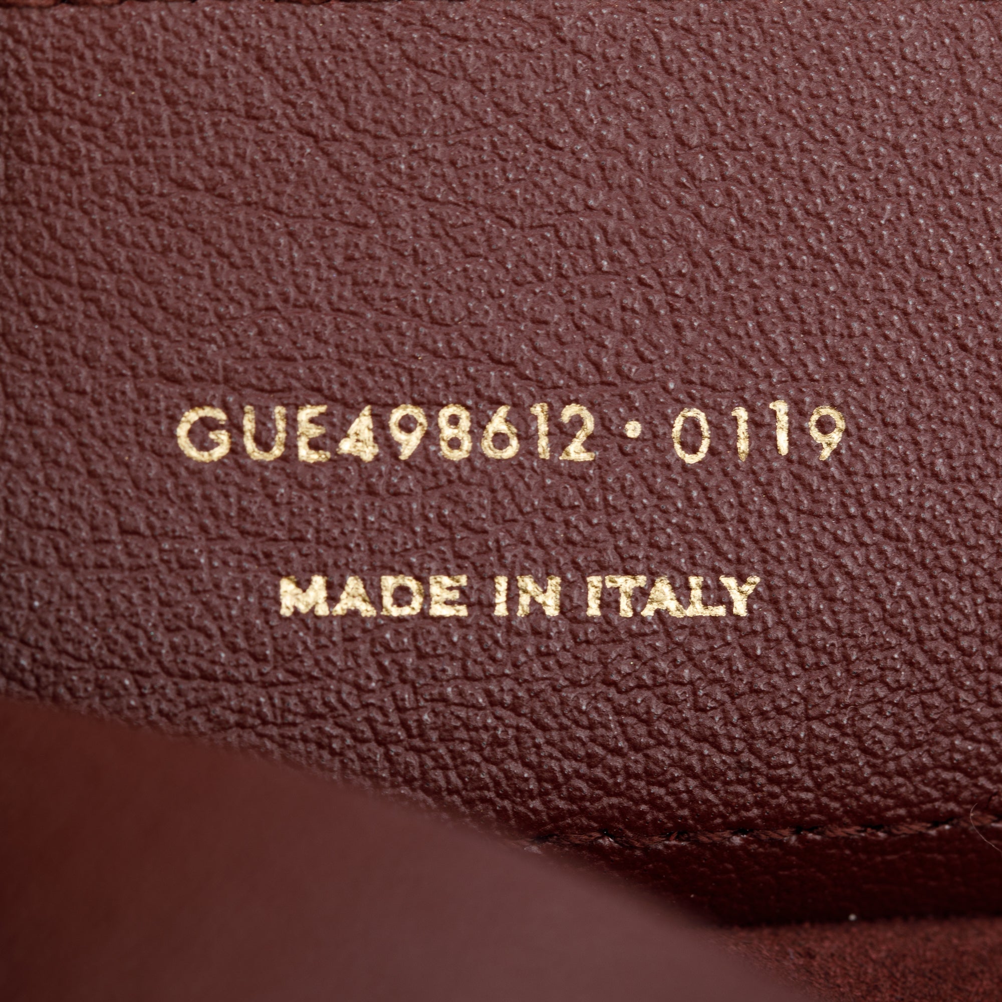 Saint Laurent Burgandy Leather Toy Shopping Tote w/ Strap