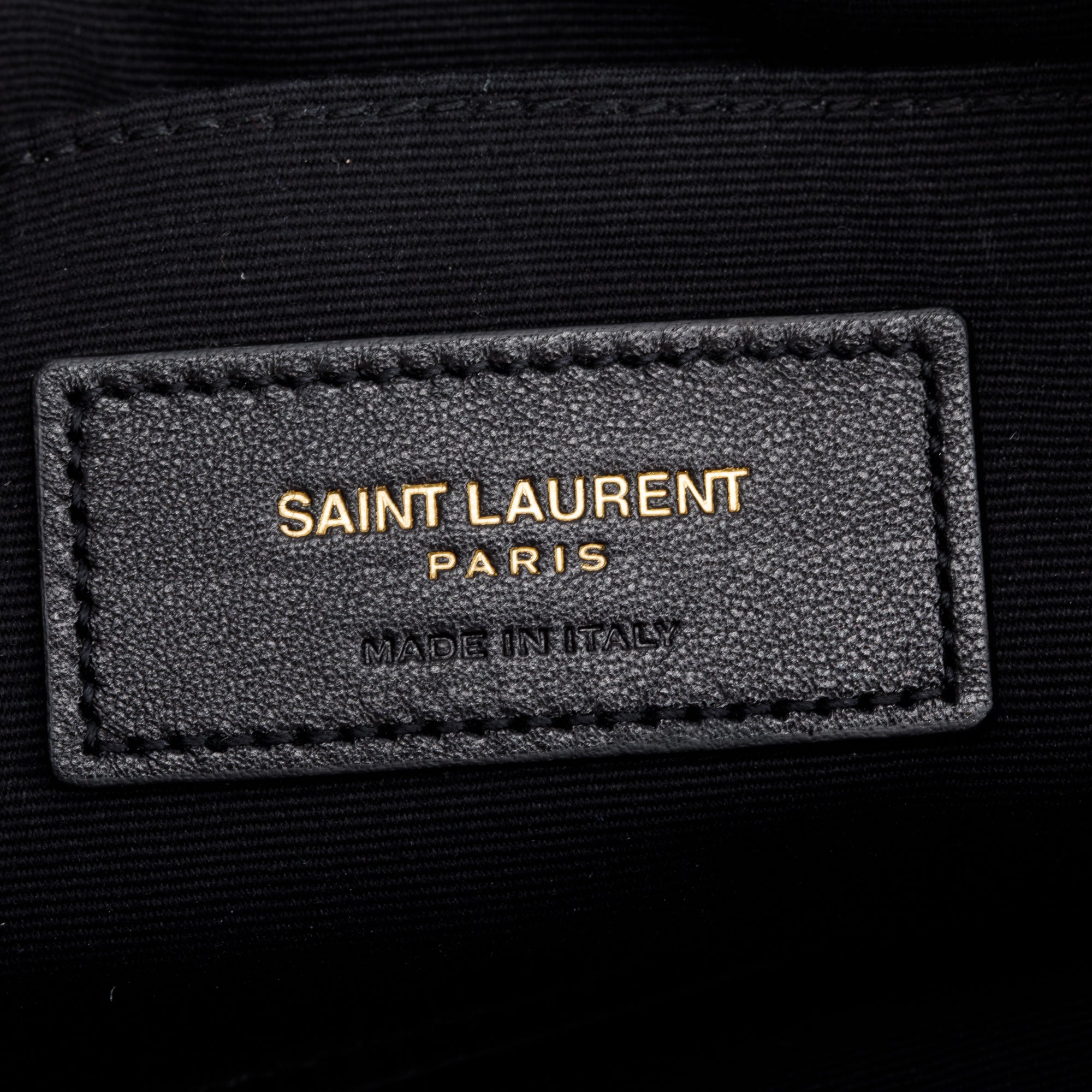 Saint Laurent Burgundy Leather Cassandre Matelasse A5 Pouch w/ Box