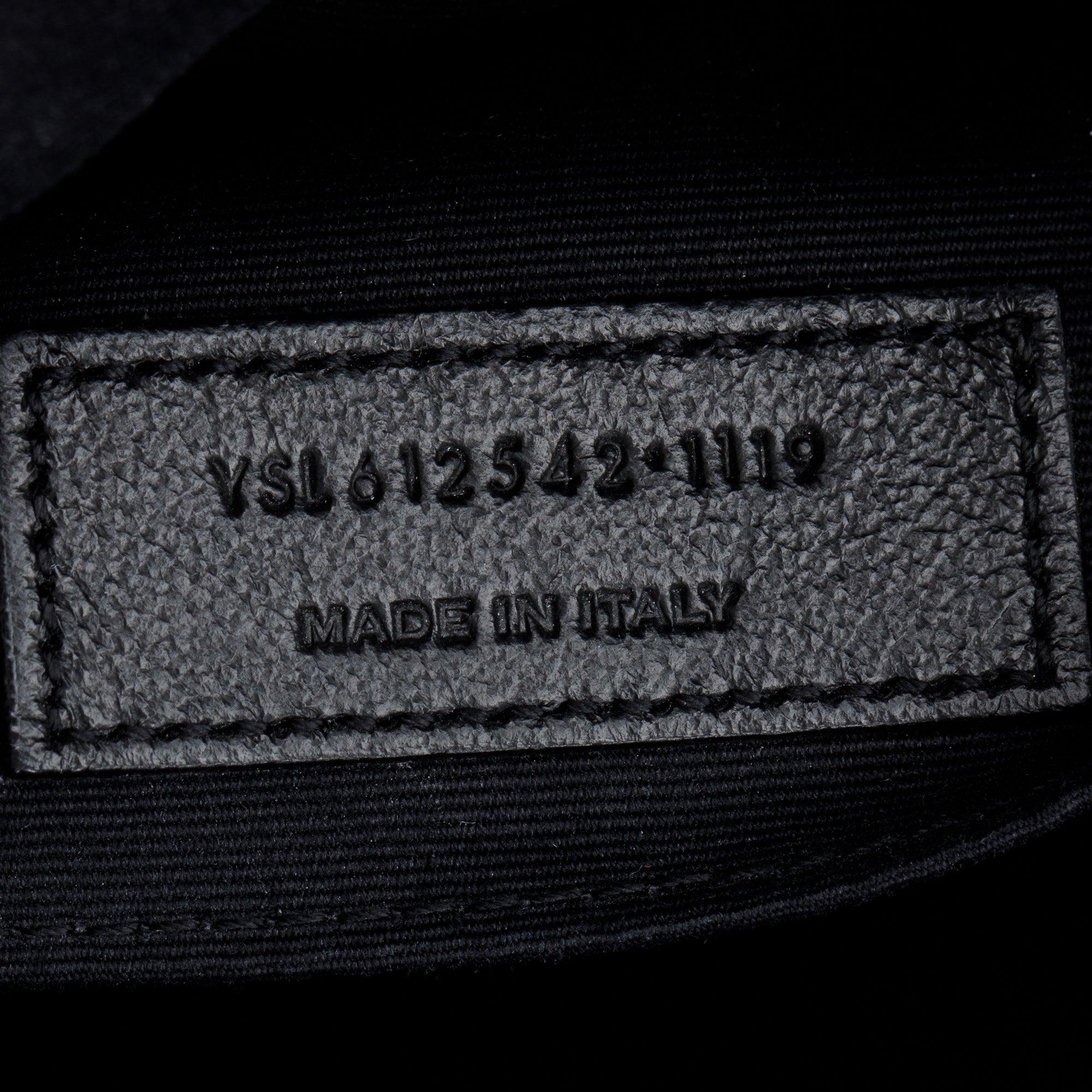 Saint Laurent Burgundy Monogram Leather Small Lou Camera Bag