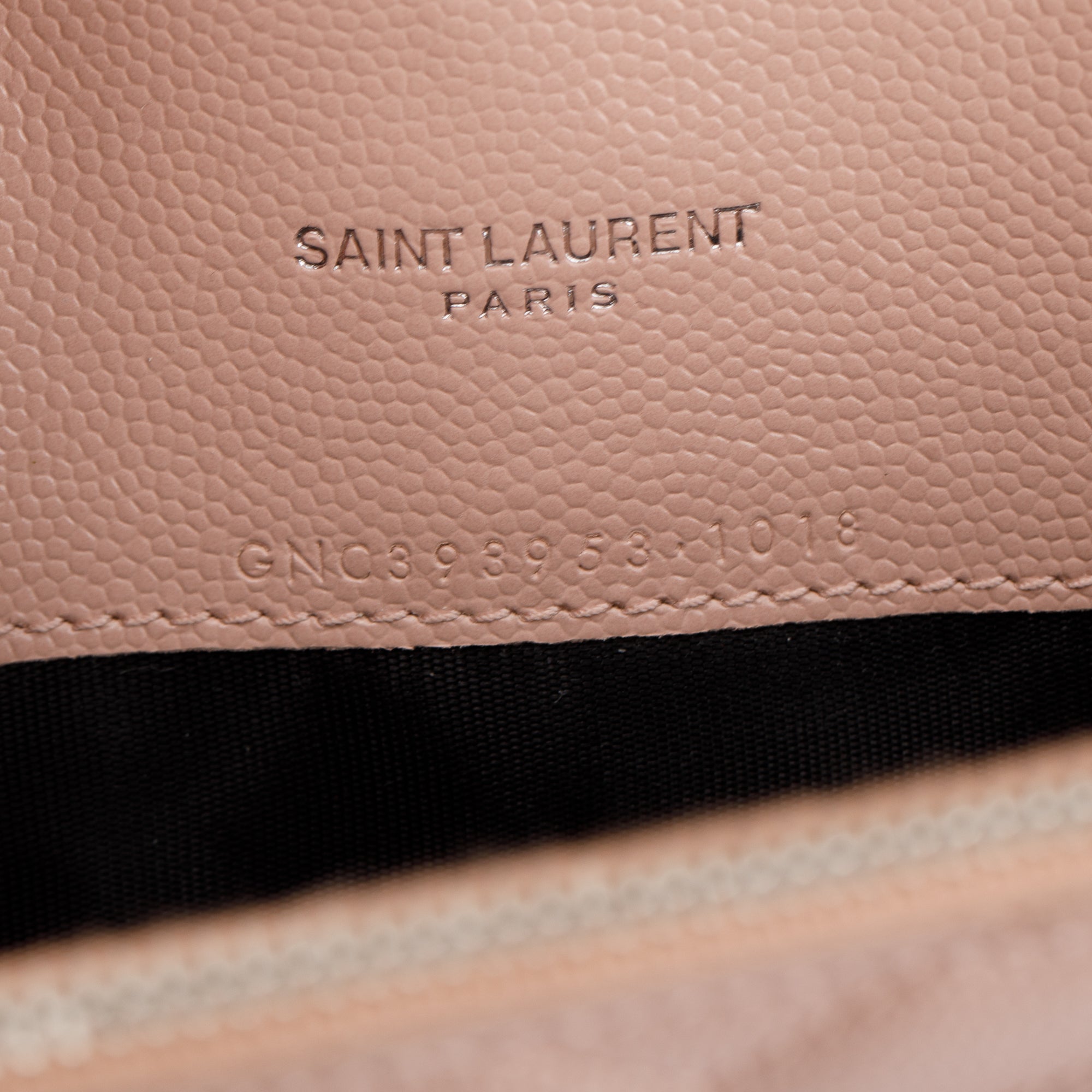 Saint Laurent Cassandre Matelasse Envelope Chain Wallet