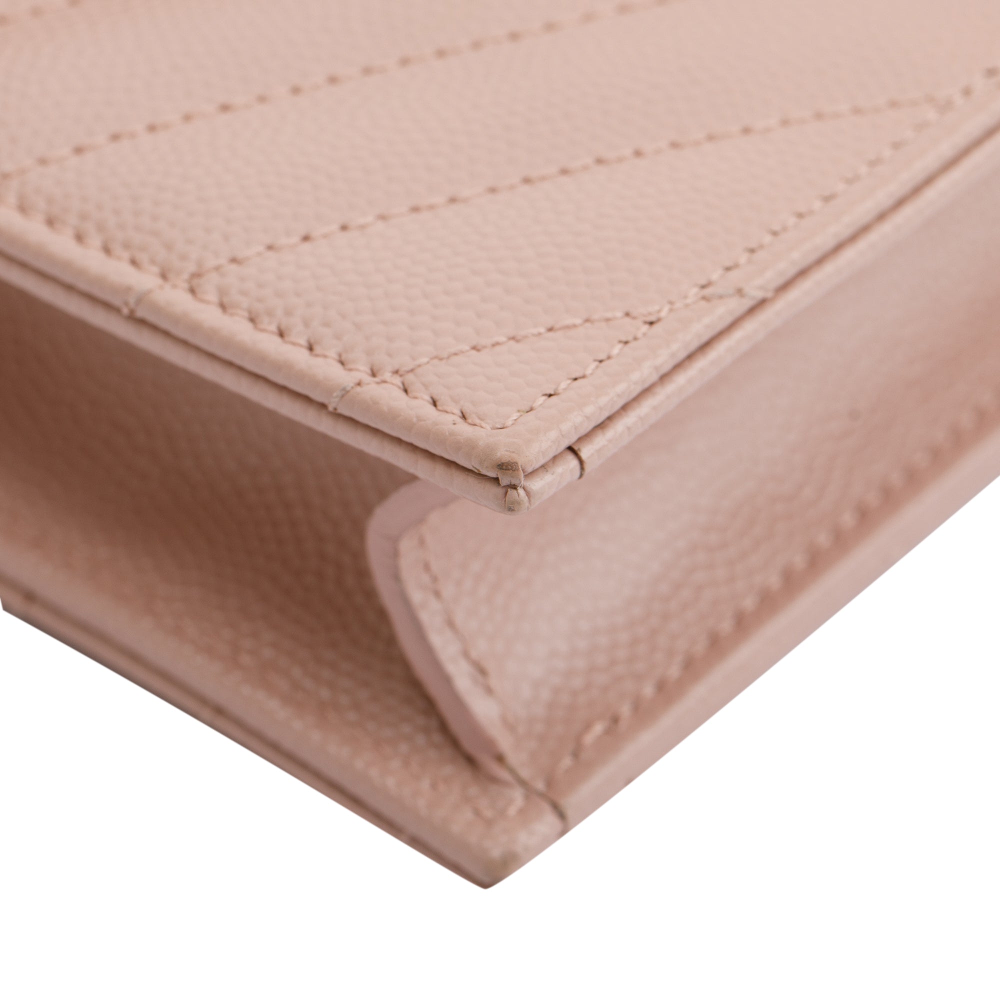 Saint Laurent Cassandre Matelasse Envelope Chain Wallet