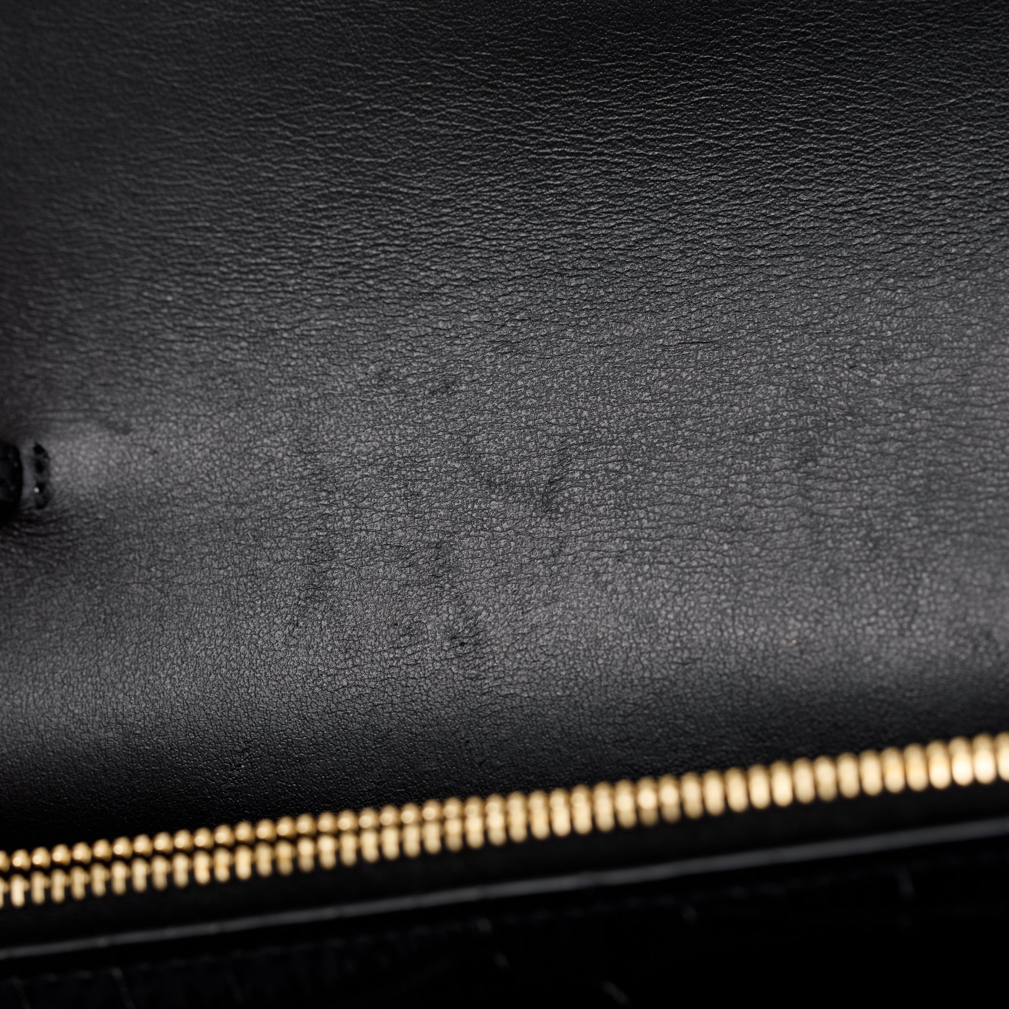 Saint Laurent Crocodile Embossed Sunset Chain Wallet W/O Strap