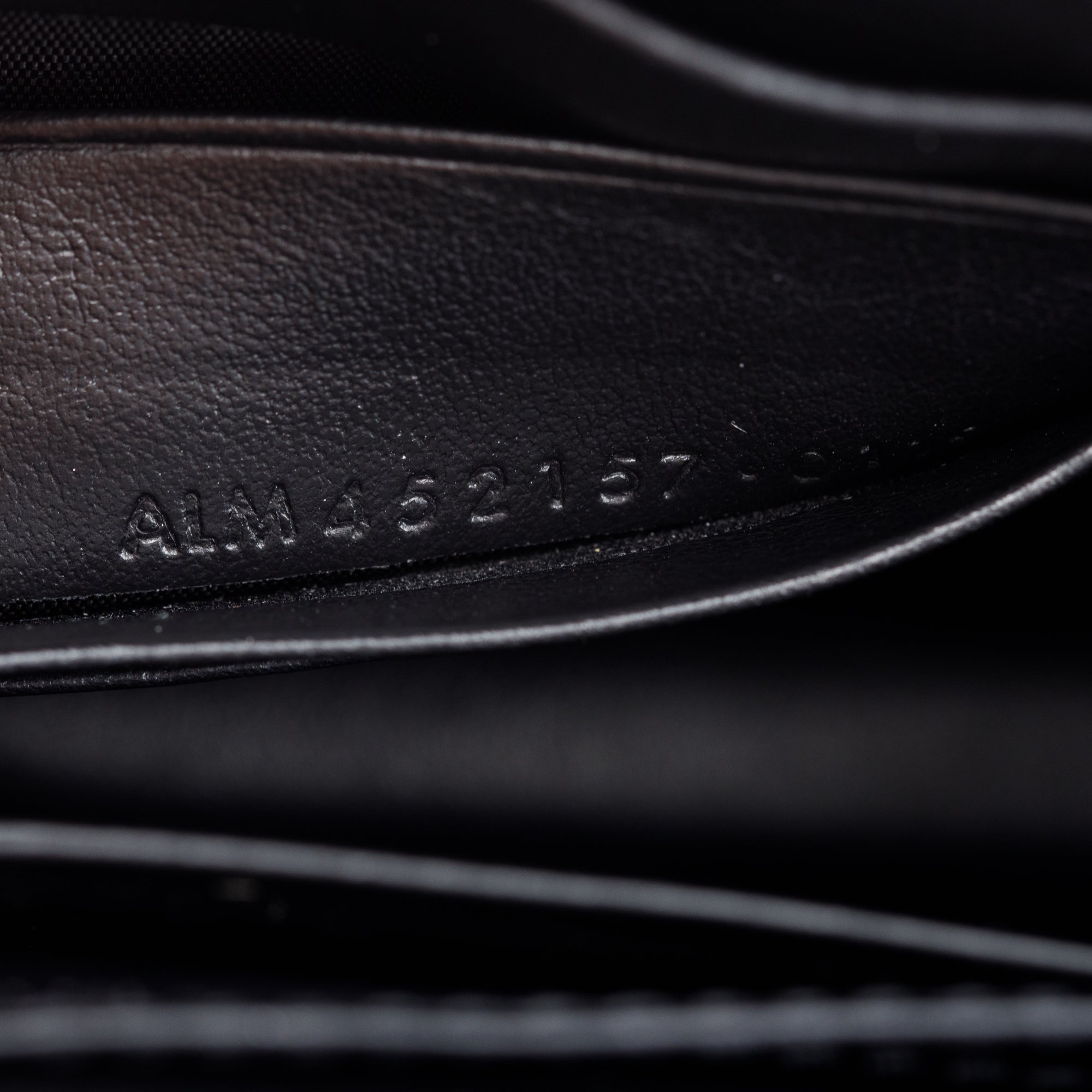 Saint Laurent Crocodile Embossed Sunset Chain Wallet w/ Box