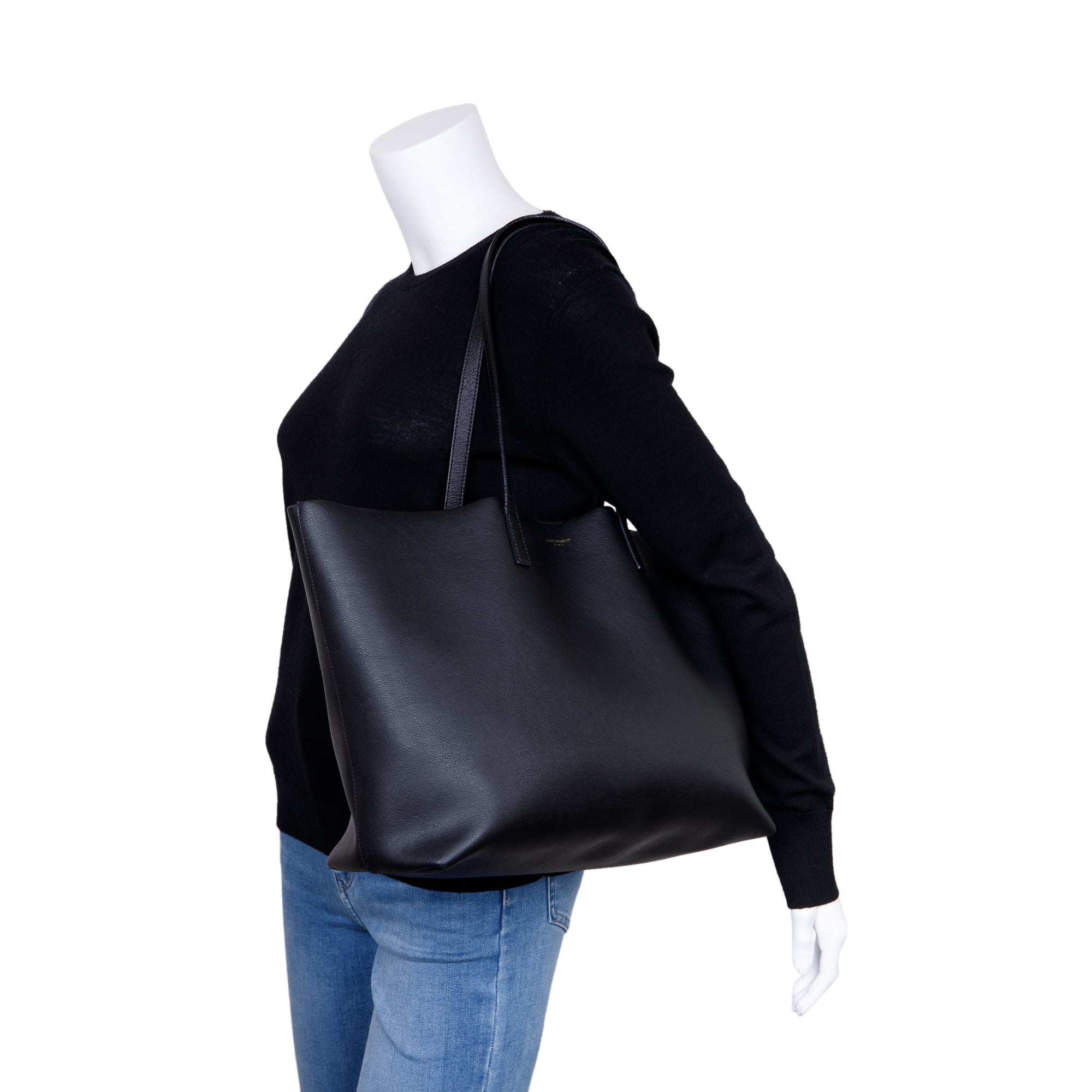 Saint Laurent E/W Shopping Tote w/ Pouch