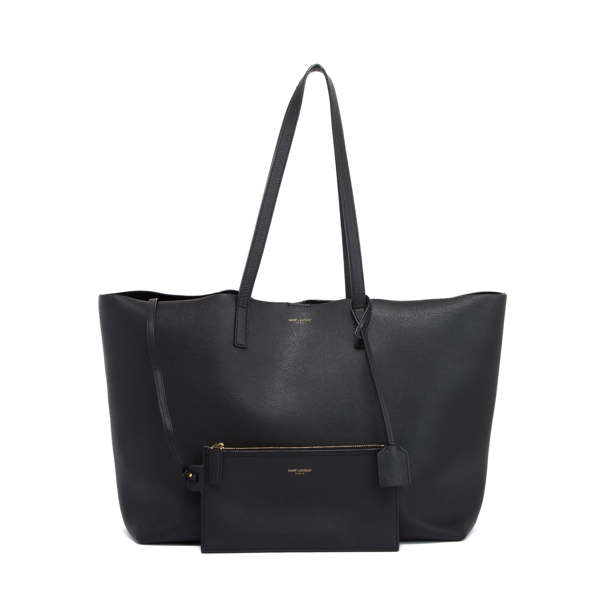 Saint Laurent E/W Shopping Tote w/ Pouch