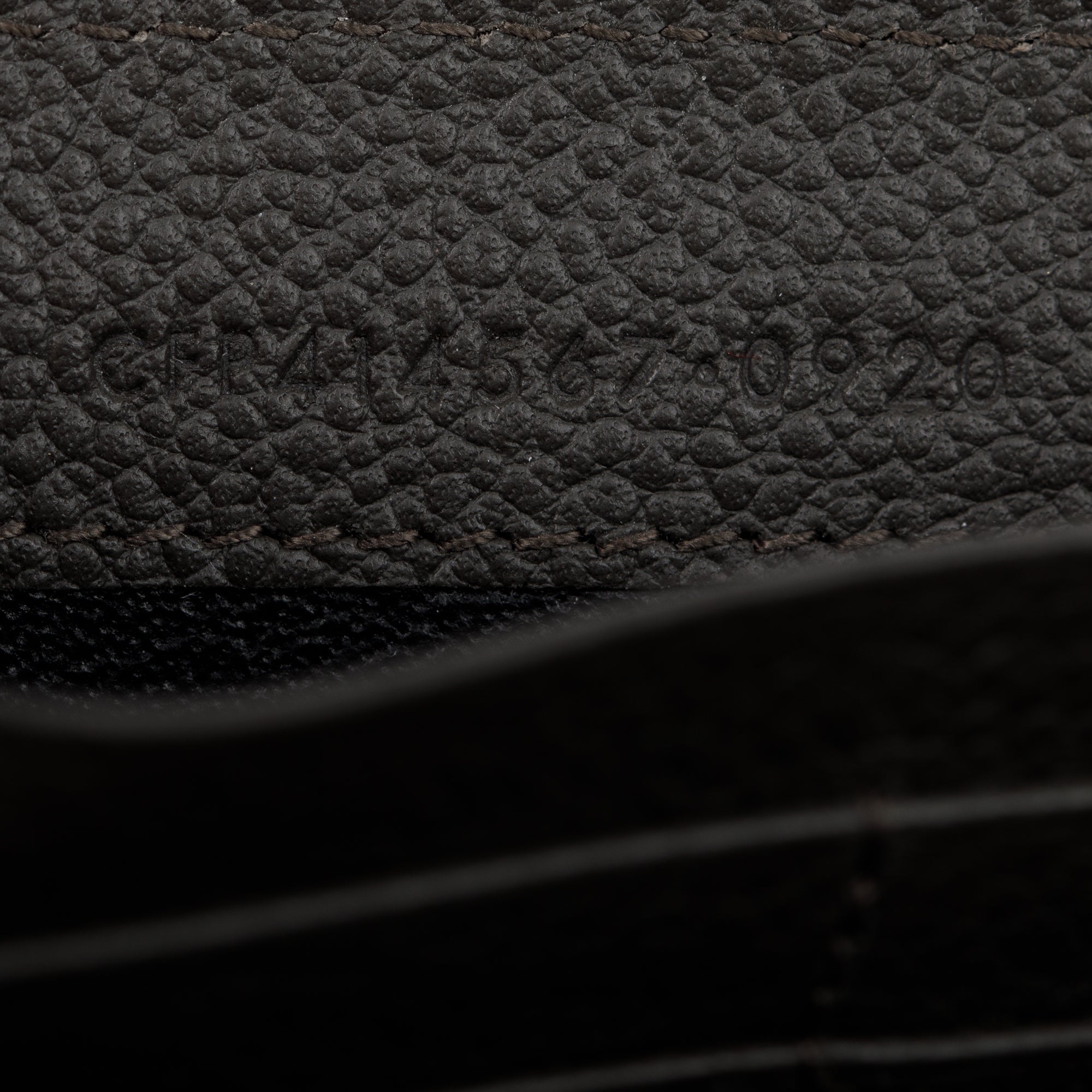 Saint Laurent Grey Grained Leather Large Flap Wallet w/ Box