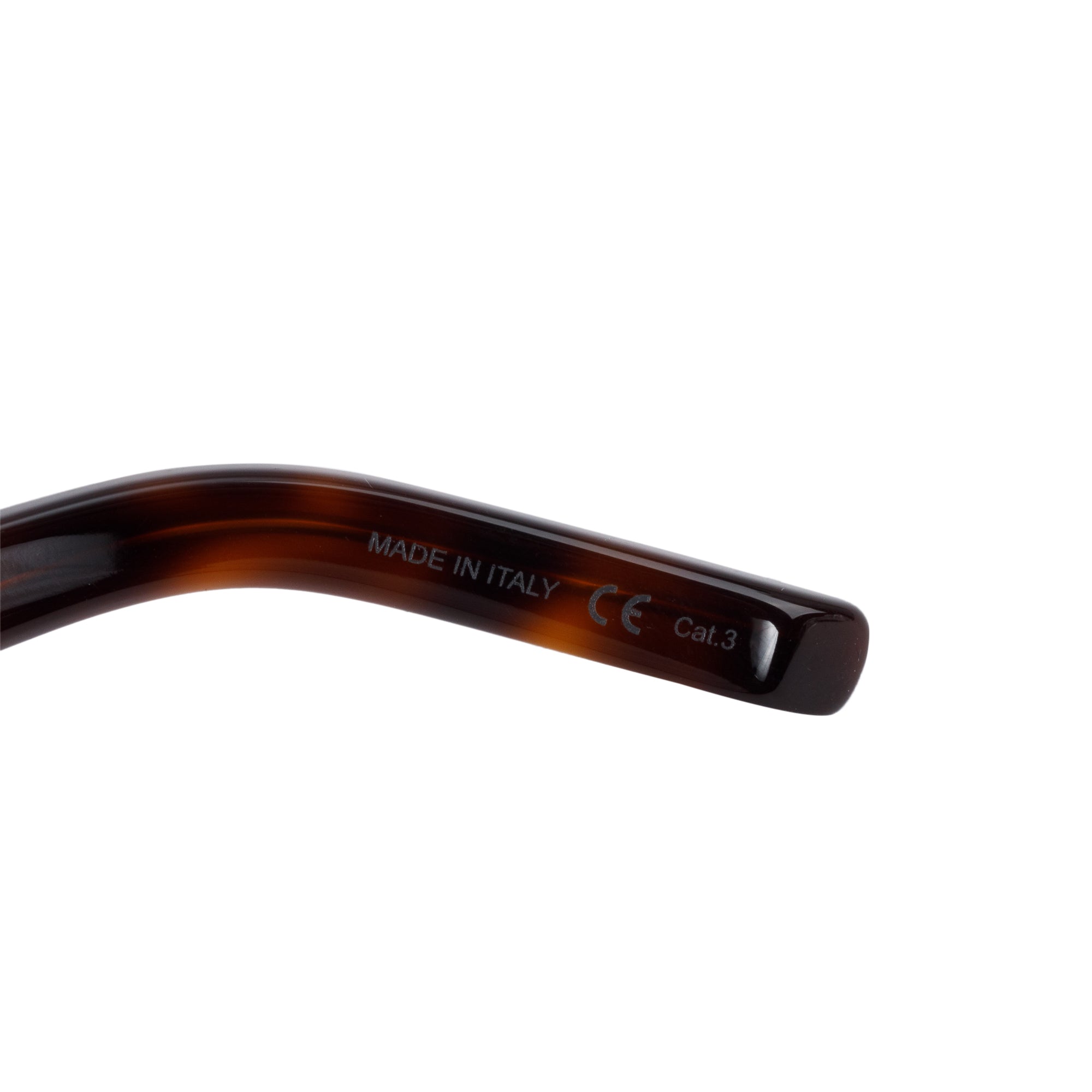 Saint Laurent Havana Acetate Bold 1 003 Square Sunglasses w/ Case