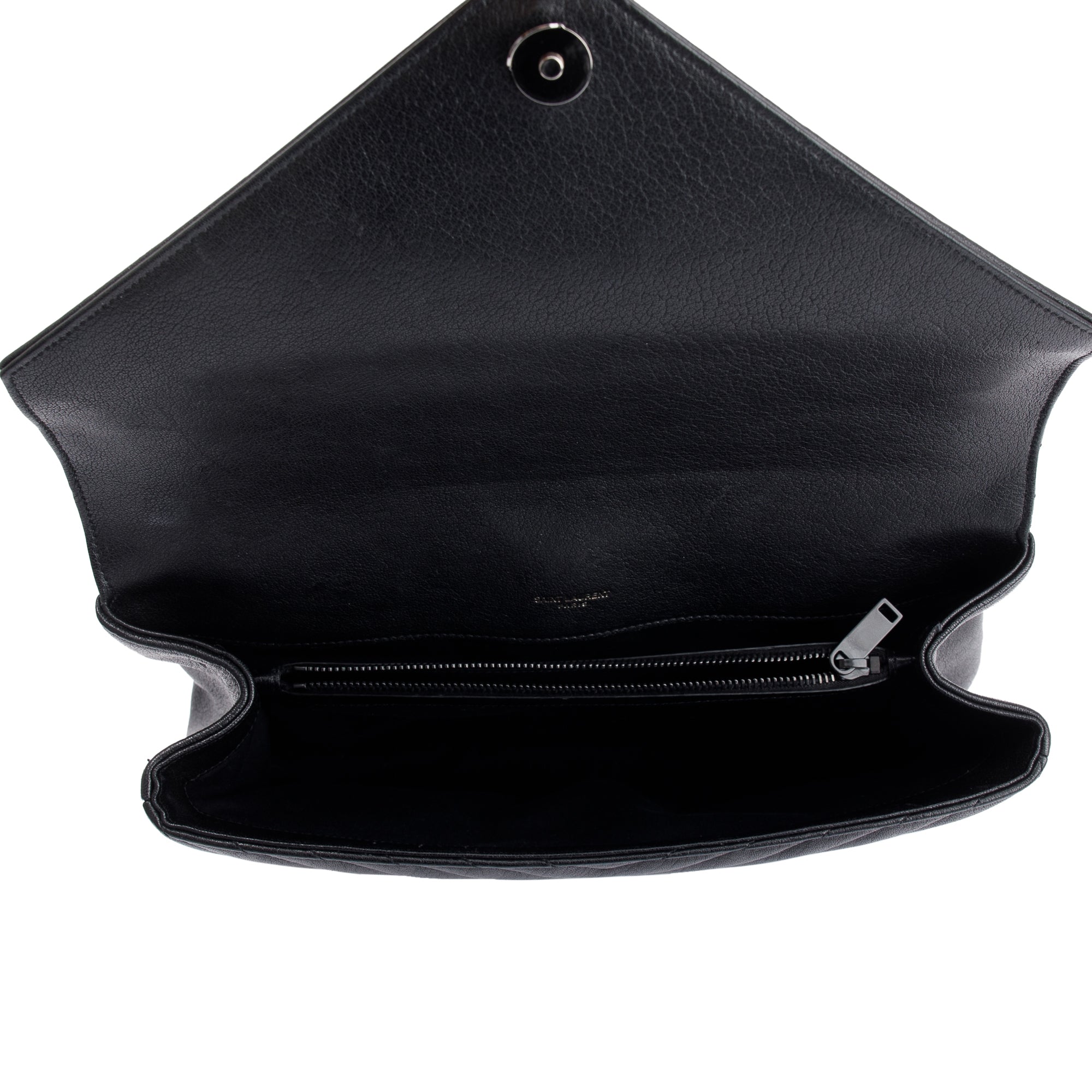 Saint Laurent Large Chevron College Bag