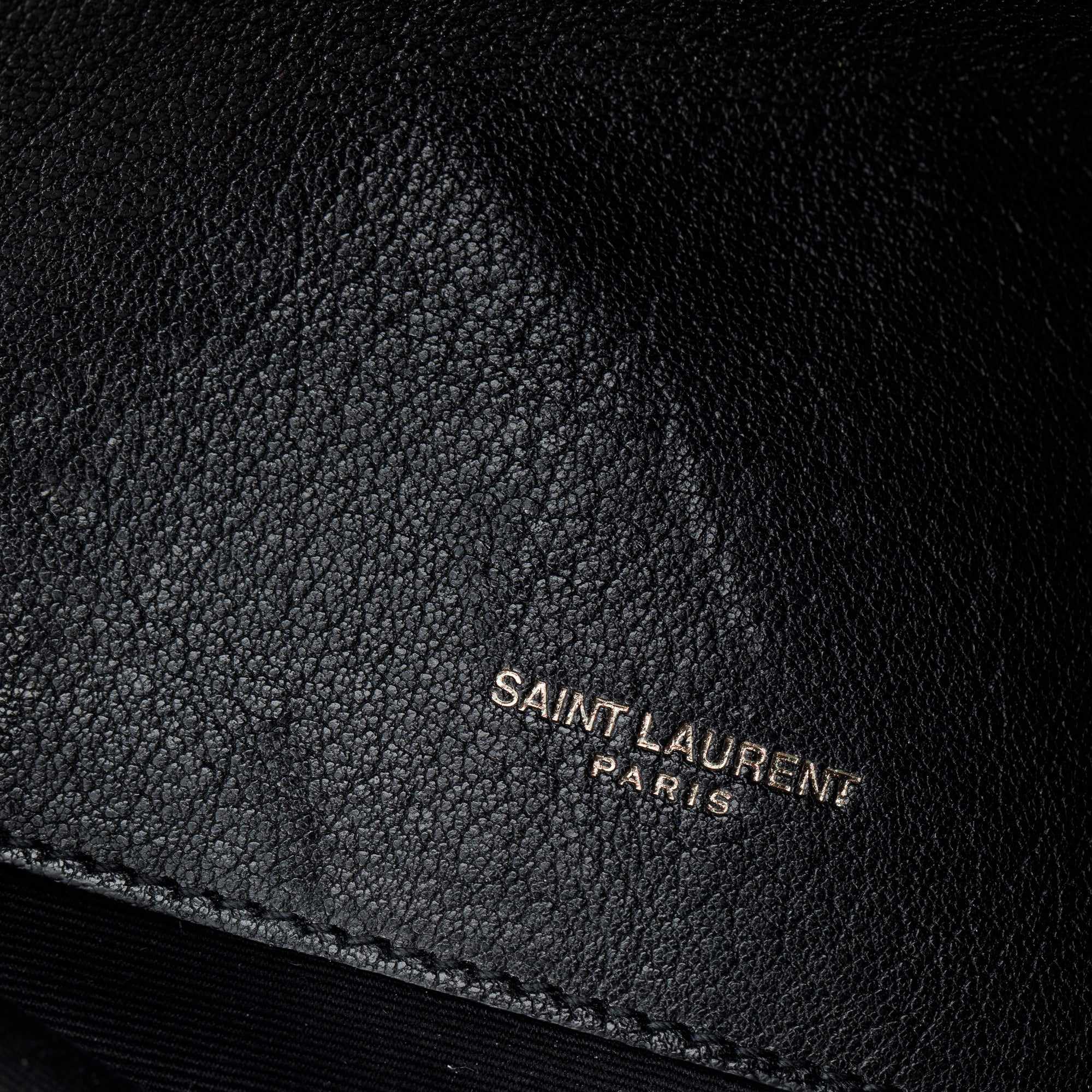 Saint Laurent Large Chevron College Bag