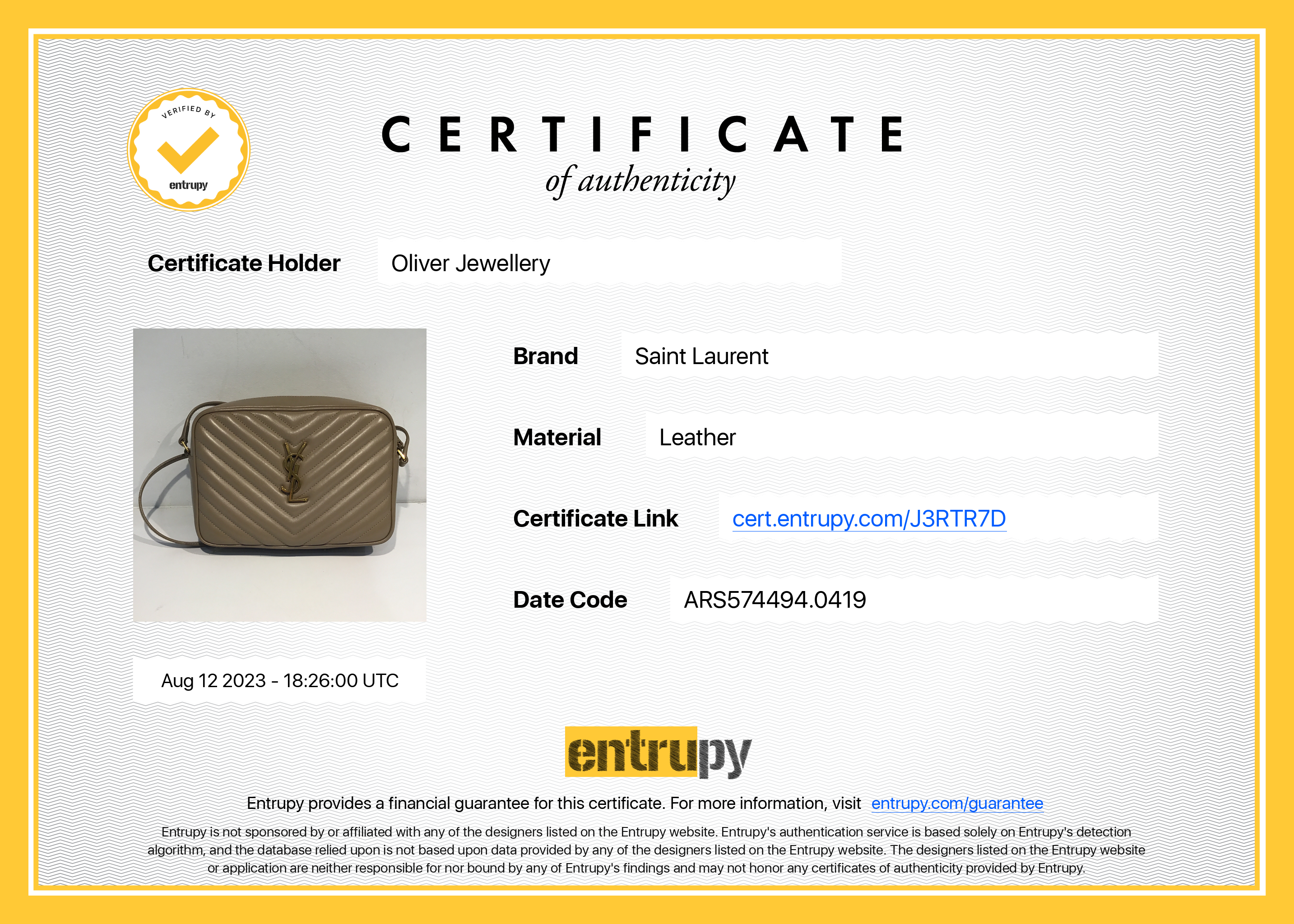 Saint Laurent Lou Camera Bag