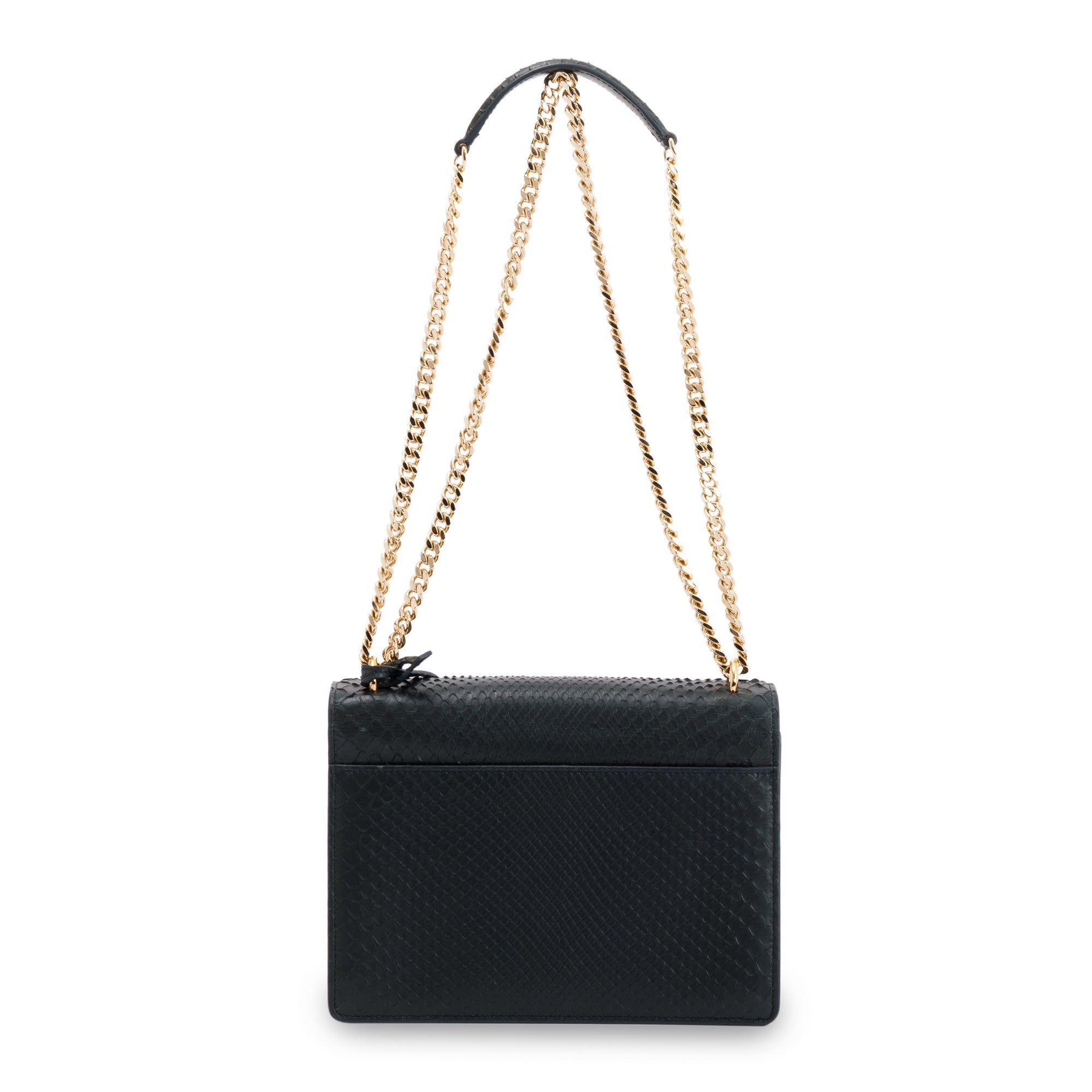 Saint Laurent Medium Python Sunset Bag