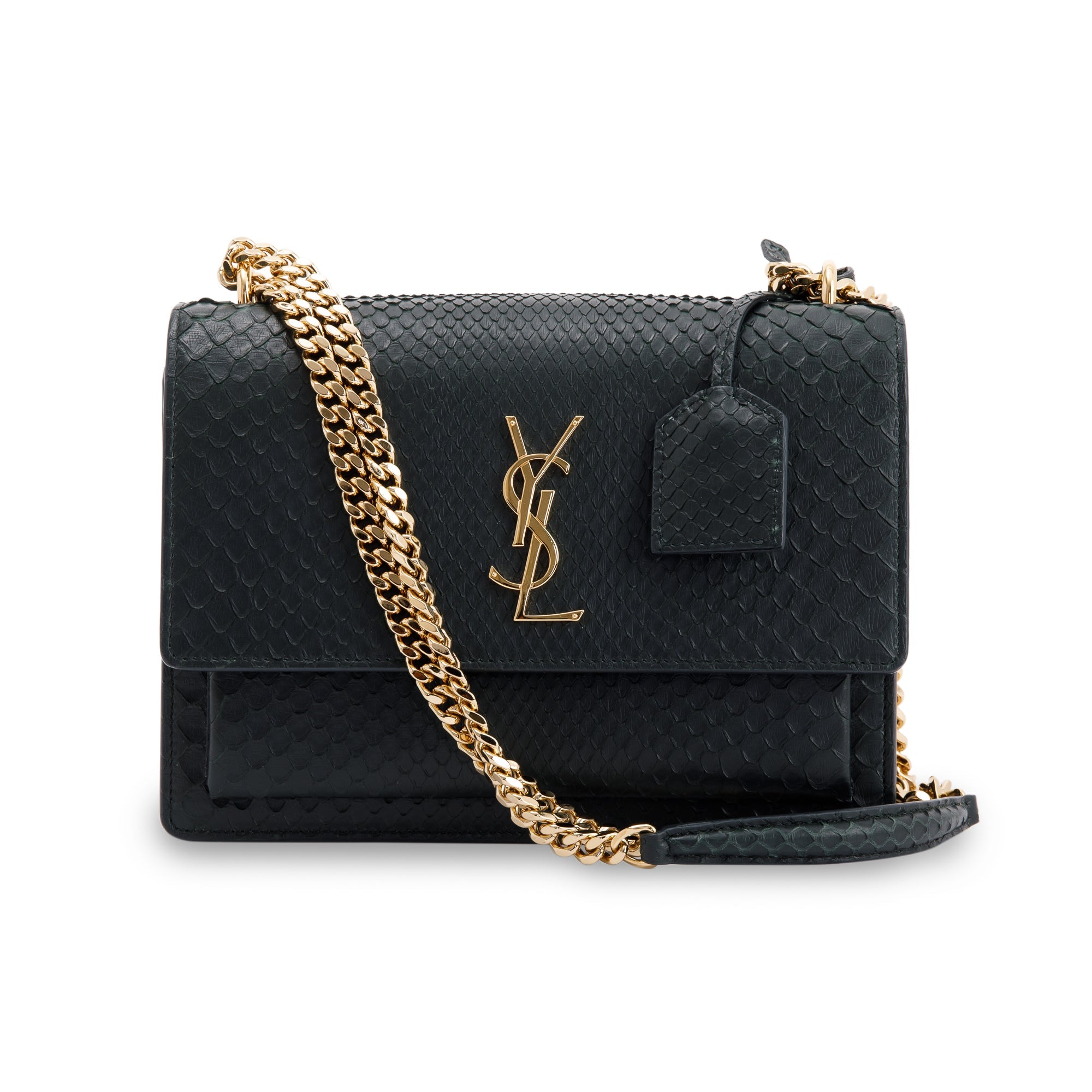 Saint Laurent Medium Python Sunset Bag