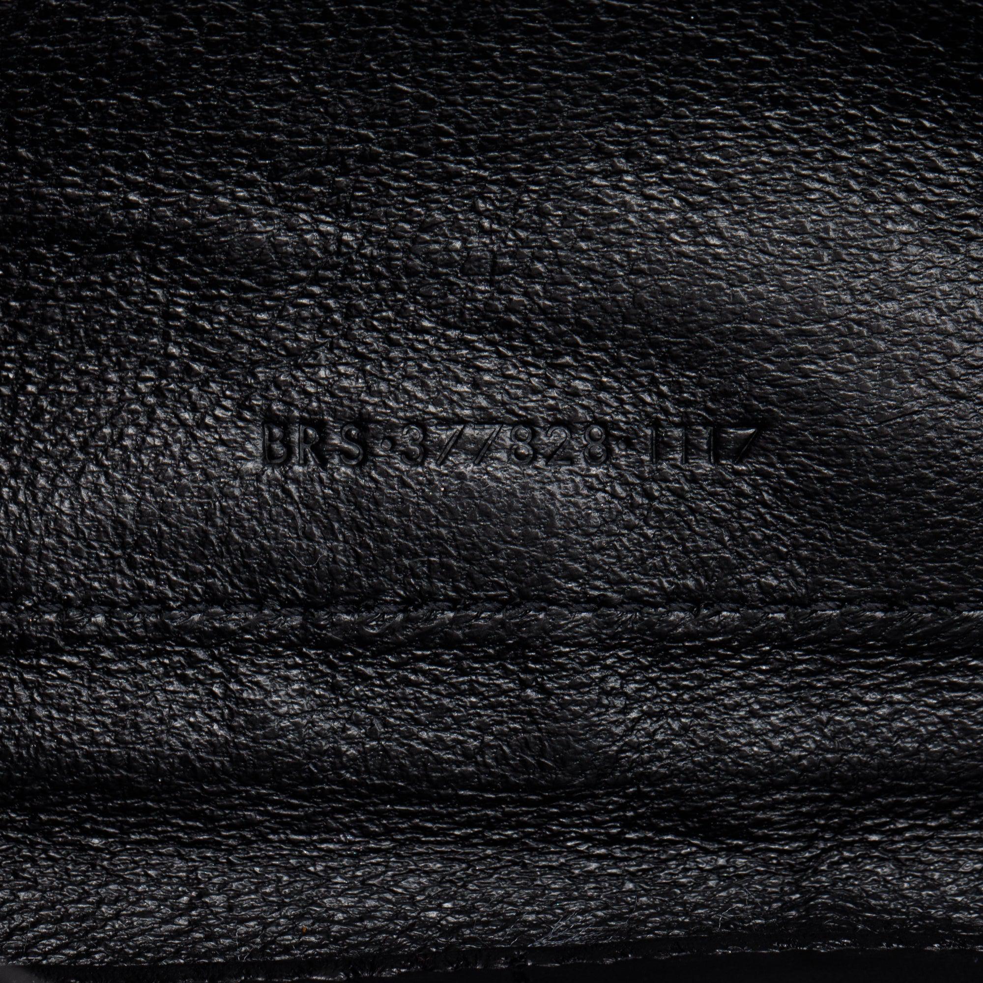 Saint Laurent Metallic Gold Grain De Poudre Leather Cassandre Matelasse Chain Wallet w/ Box