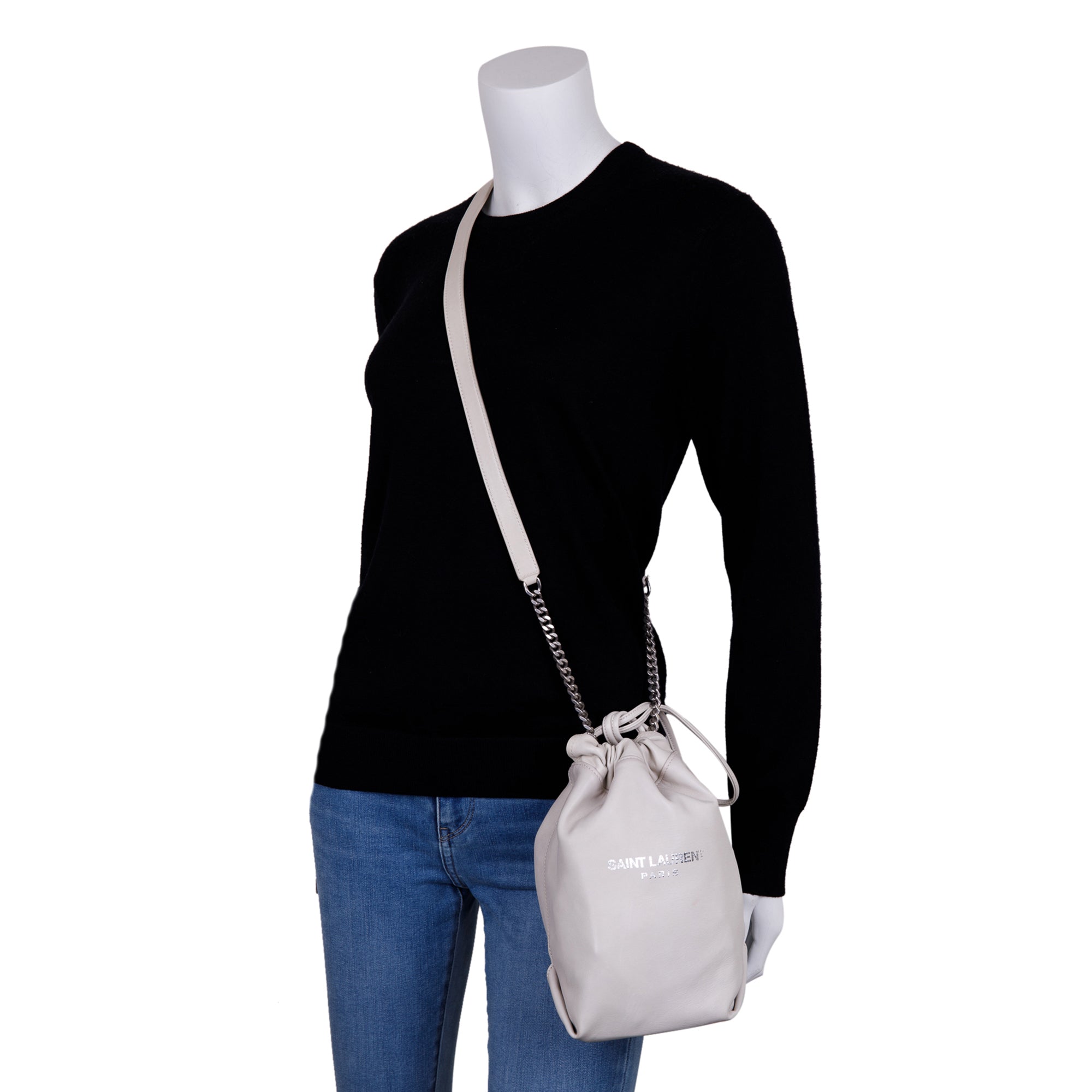 Saint Laurent Mini Teddy Bucket Bag