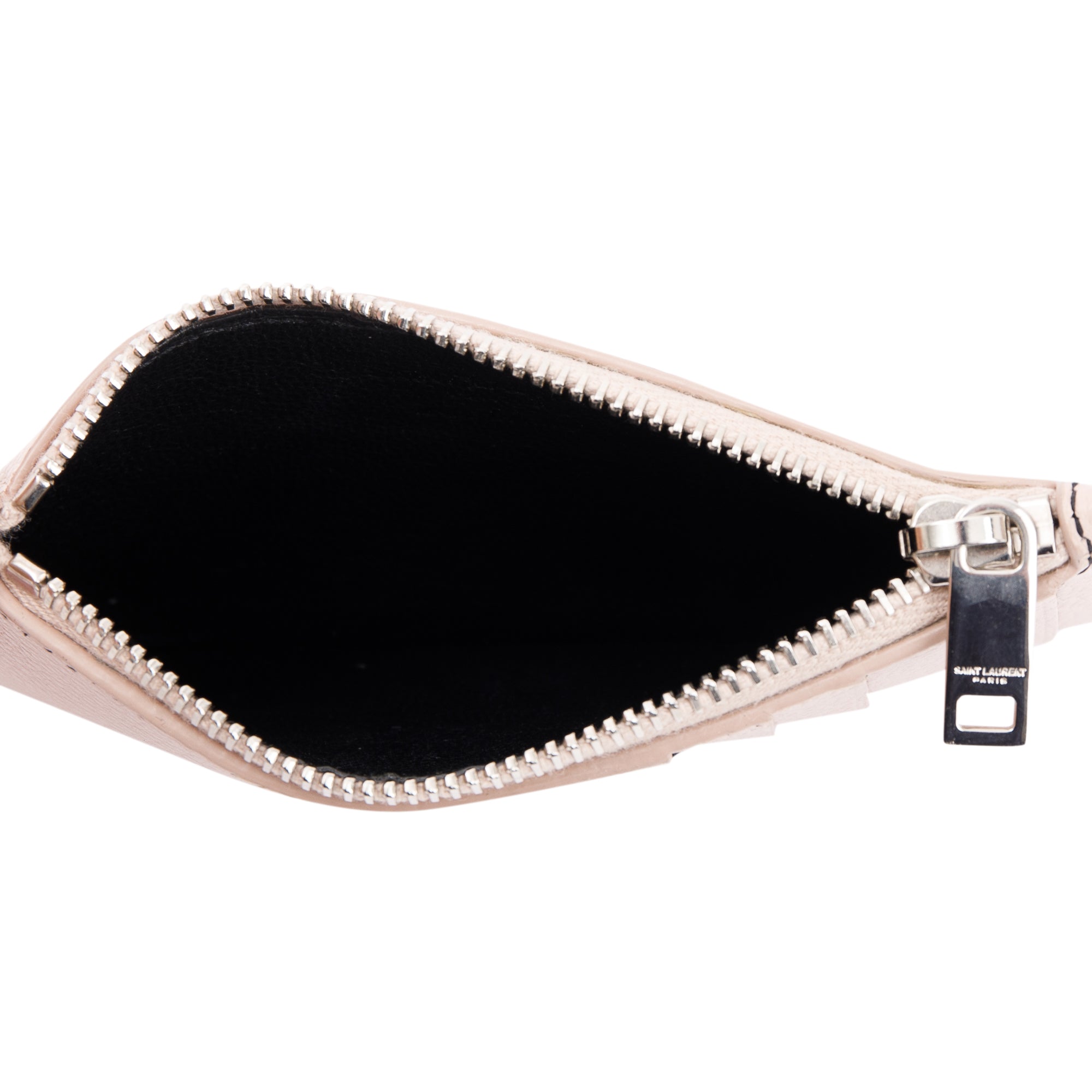 Saint Laurent Paris Fragments Zipped Card Case w/ Box