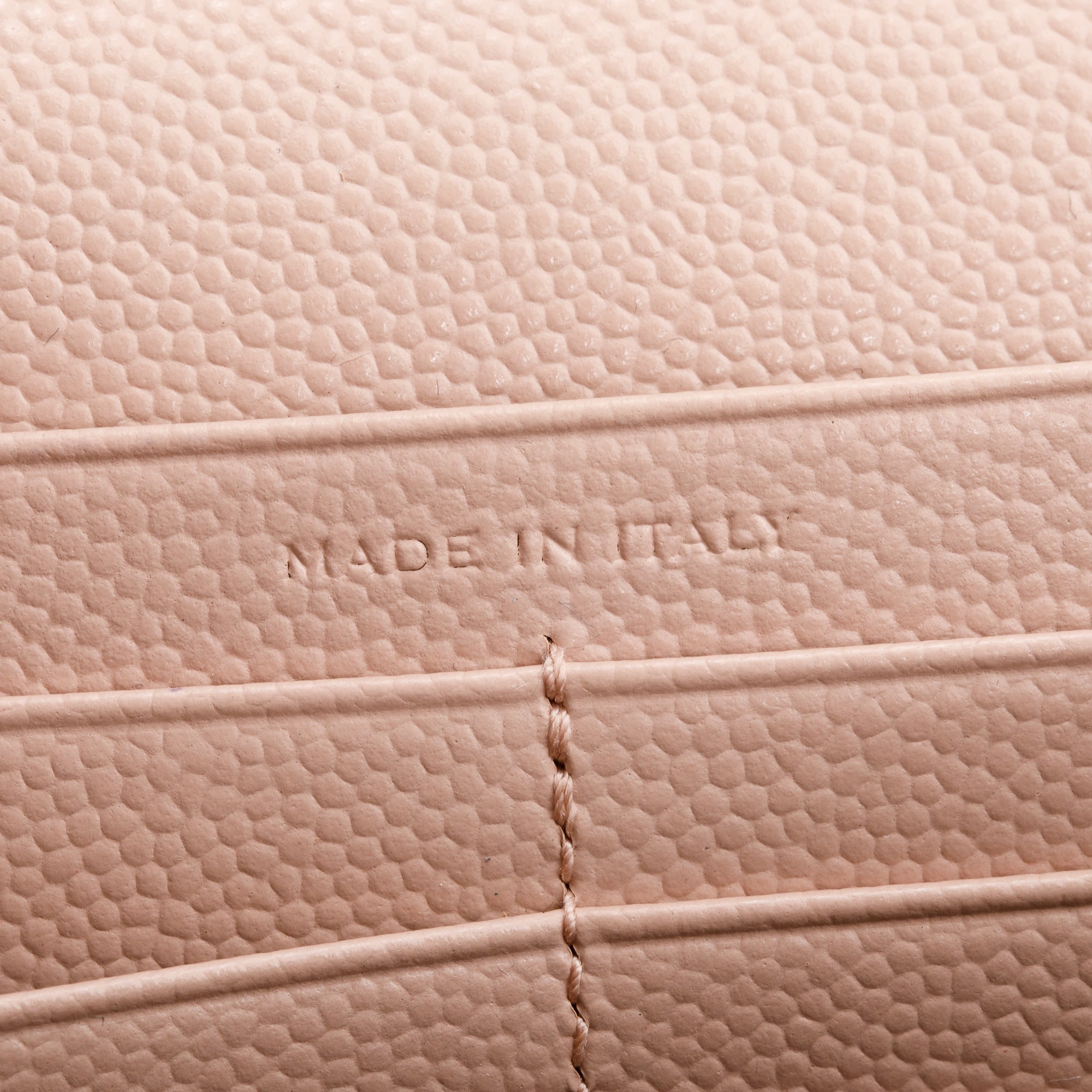 Saint Laurent Pink Grain De Poudre Leather Cassandre Matelasse Chain Wallet w/ Box