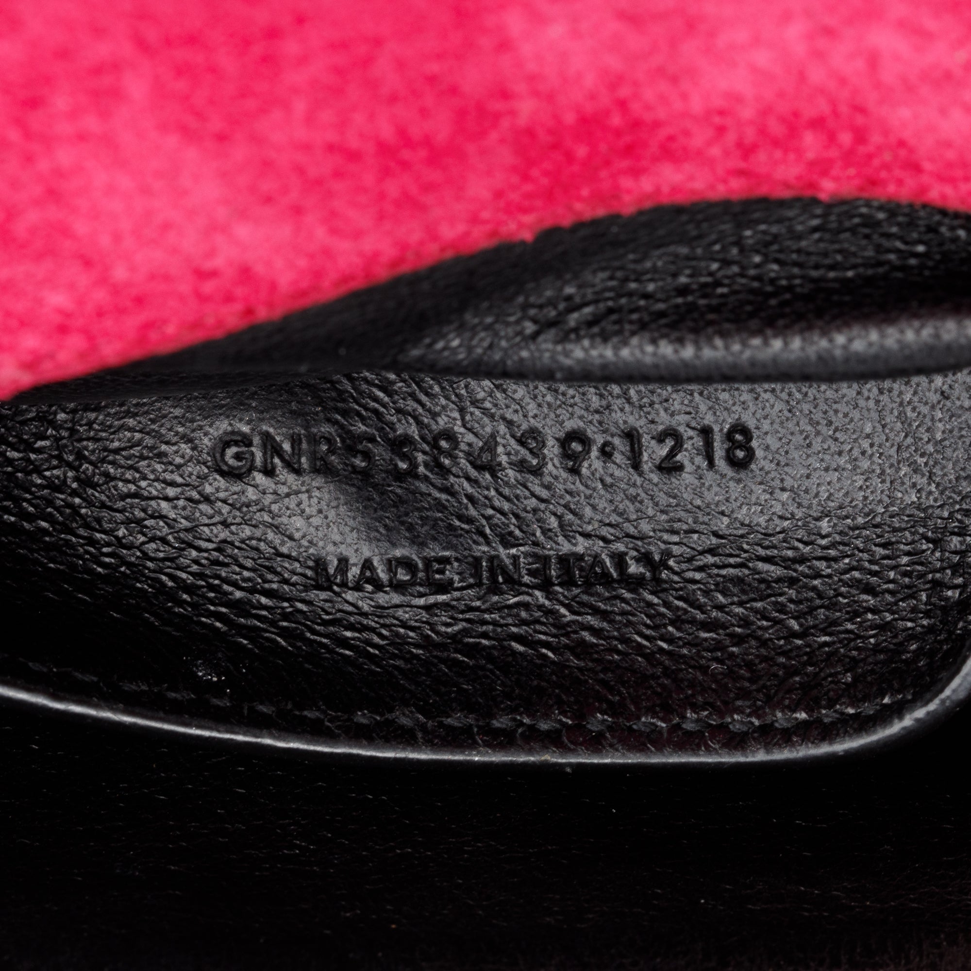 Saint Laurent Pink Patent Leather Small Monogram Vicky Chain Bag