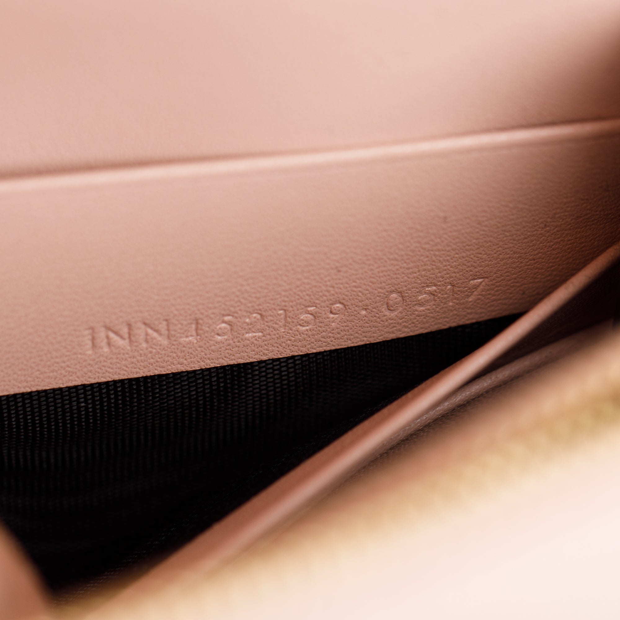 Saint Laurent Pink Smooth Calfskin Leather Small Classic Monogram Kate Tassel Chain Bag w/ Box