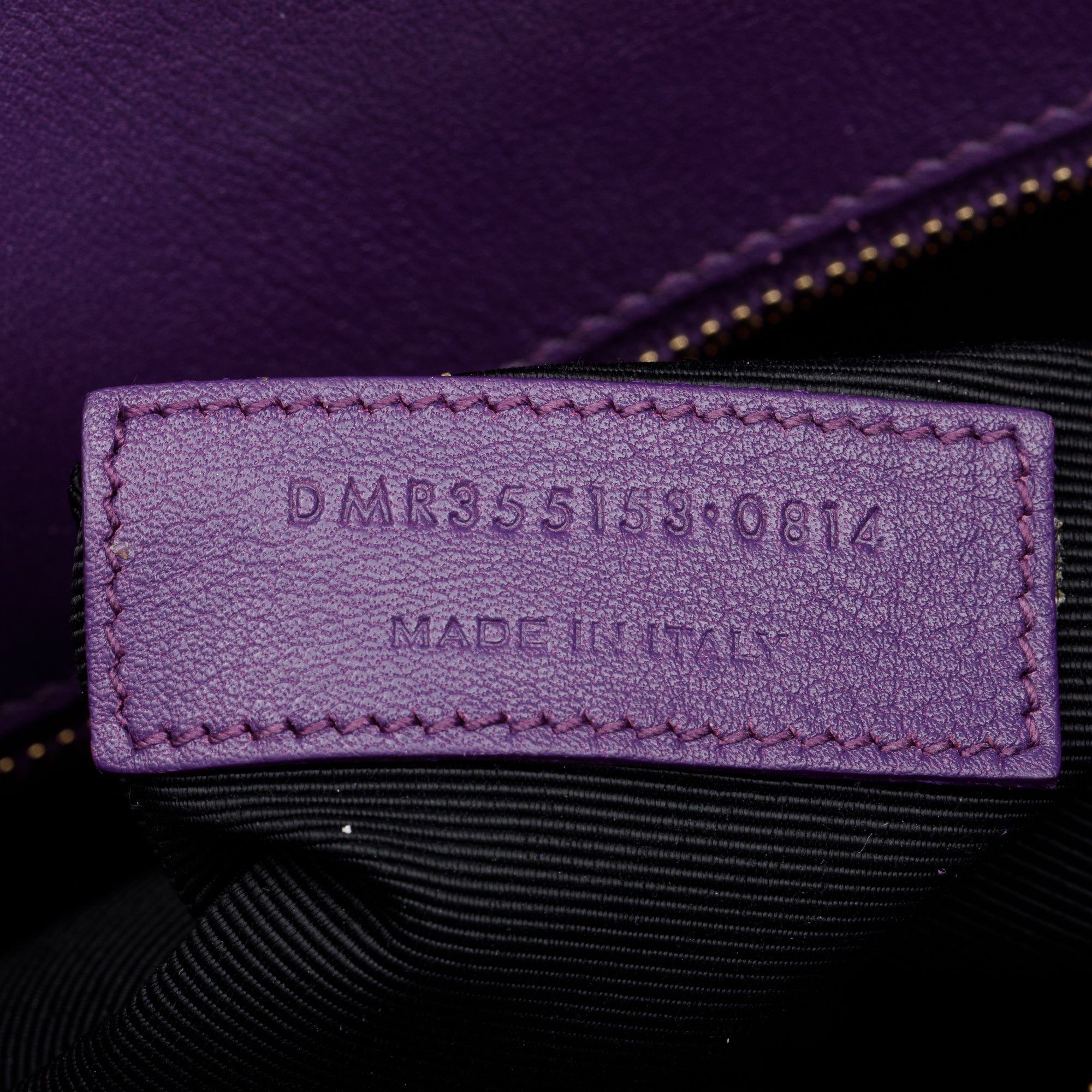 Saint Laurent Purple Calfskin Leather Small Sac De Jour w/ Strap