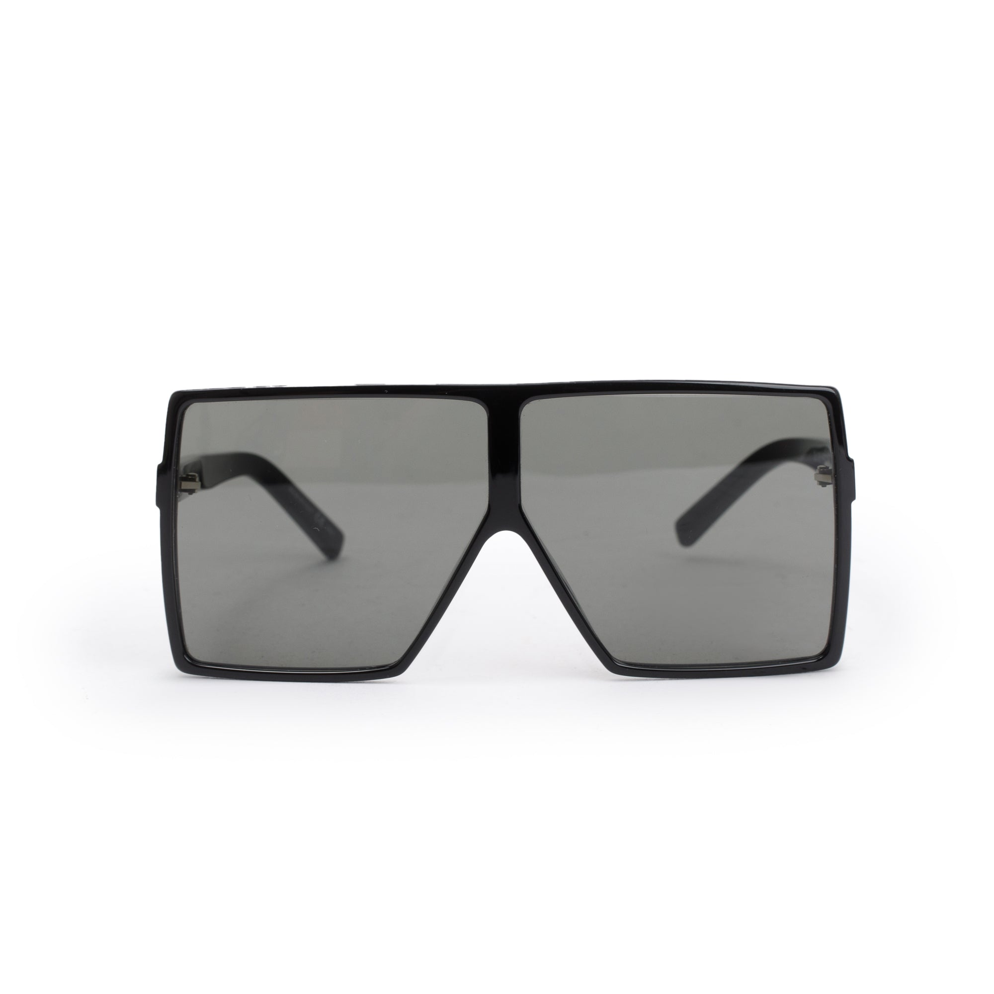 Saint Laurent SL 183 Black Acetate Betty Shield Sunglasses w/ Case